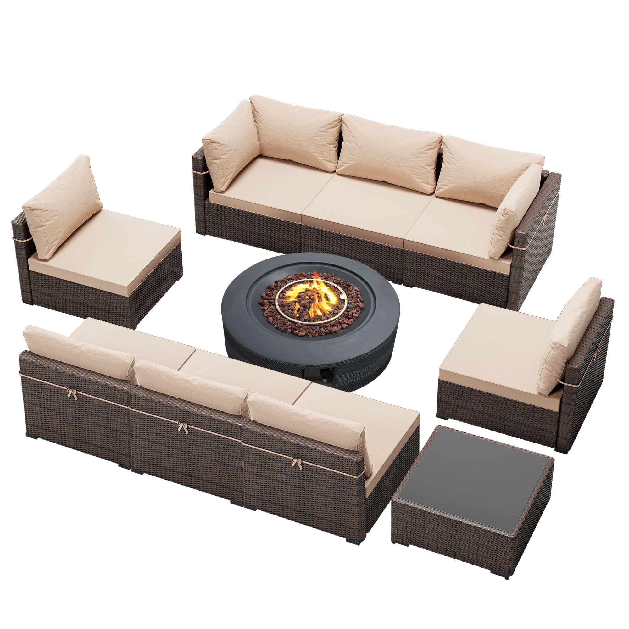 UPHA PL-3CZ-M42DK-Z4 Patio-Conversation-Sets - View #2