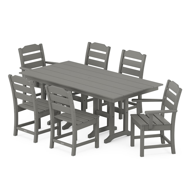 Allen Roth By Polywood Oakport 7 Gray Patio Dining Set In The Sets Department At Com - Patio Table Polywood Allen Roth By Polywood Oakport 7 Gray Patio Dining Set In The Sets Department At Com - Patio Table Polywood