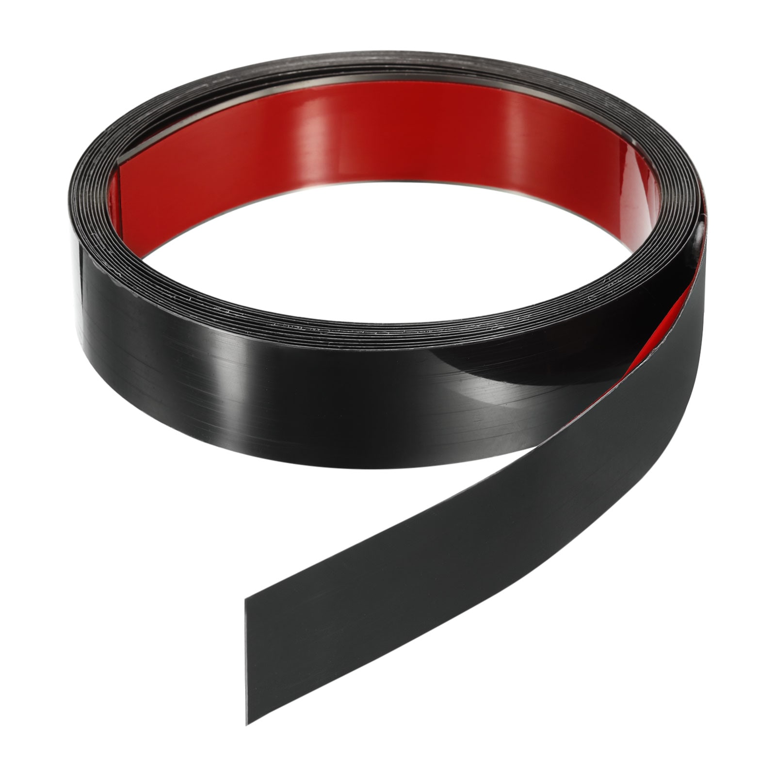 Harfington 16.4ft x 1.18 Inch Wall Trim Peel and Stick Molding Trim Frame Self Adhesive Stainless Steel Mirror Finish Metal Strip Trim for Wall Ceiling Floor Cabinet Tile Edge Black #S25072801UX2238