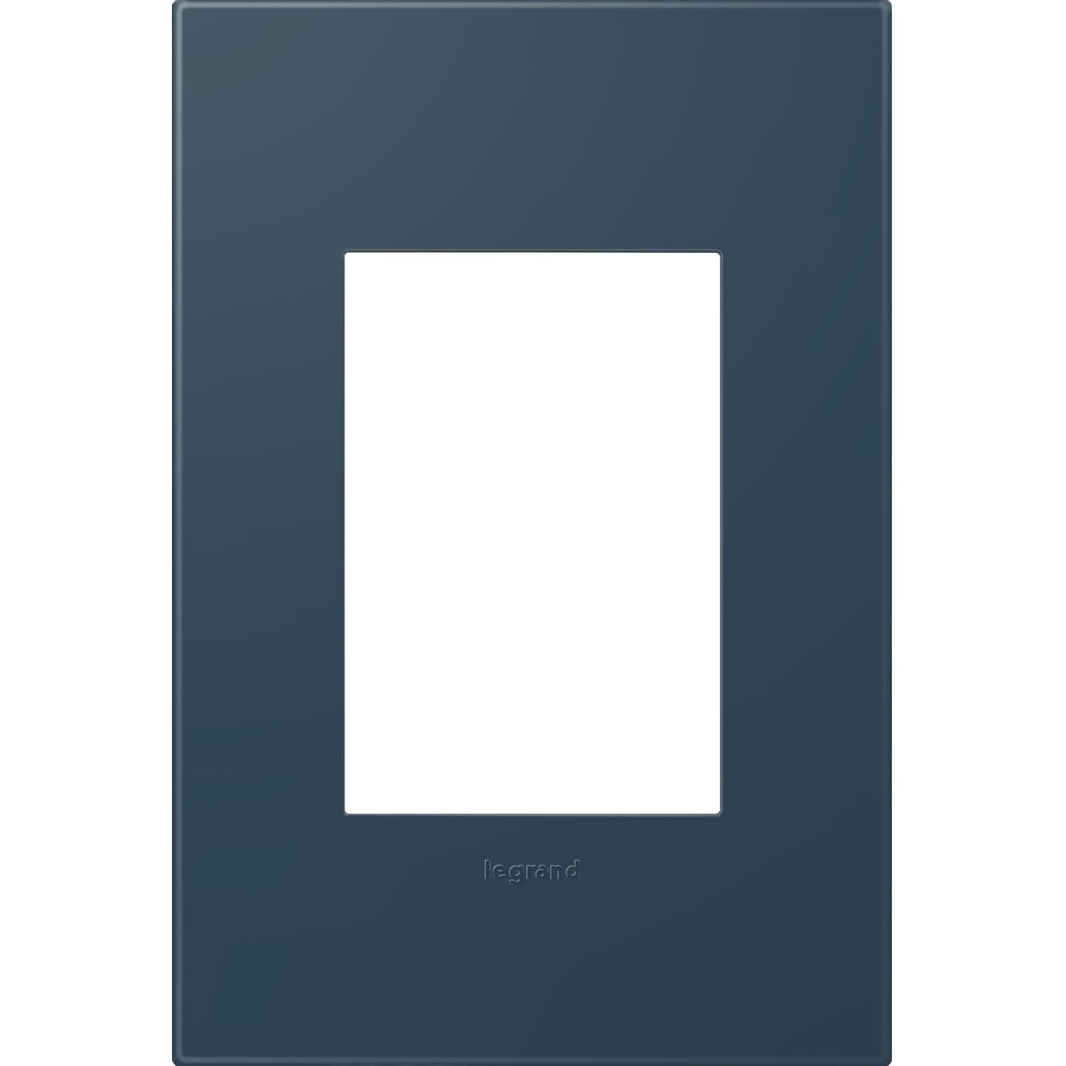Legrand AWP1G3FG4 adorne 1-Gang Specialty Size Felt Green Plastic Indoor Screwless Square Wall Plate