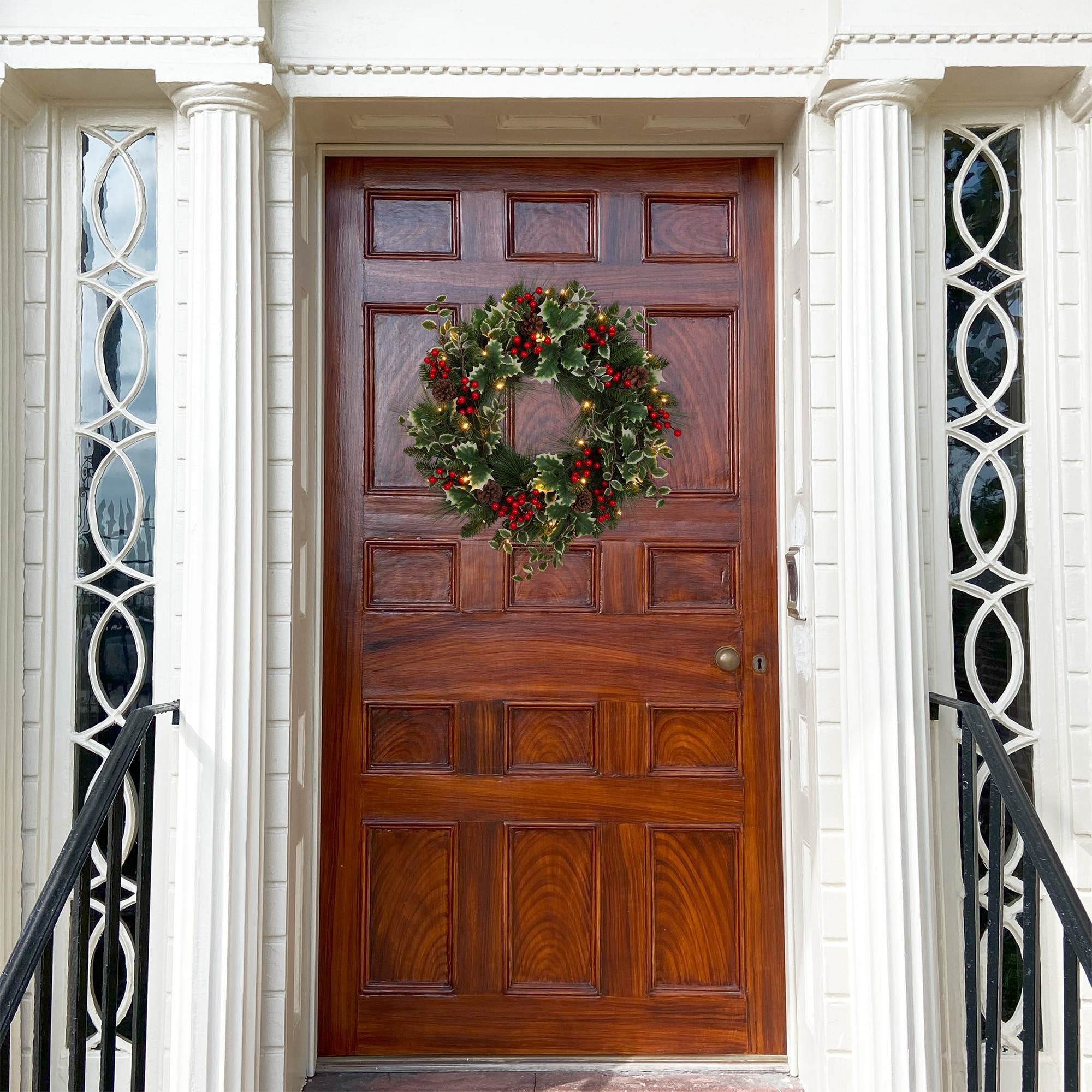 Haute Decor DCWR2408 Artificial-Christmas-Wreaths - View #5