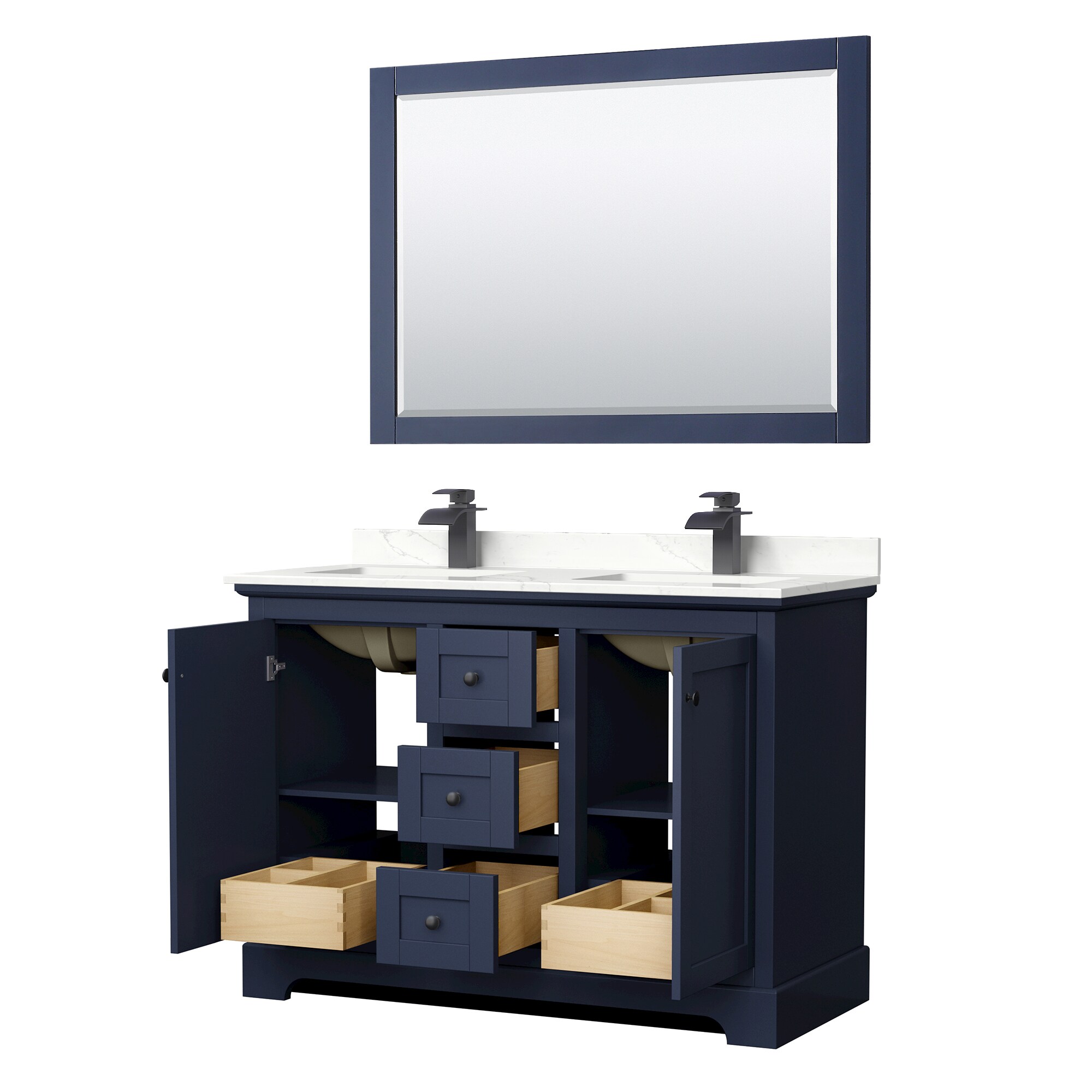 Wyndham Collection WCV232348DBBGTUNSM46 Bath-Vanity-Combo - View #3