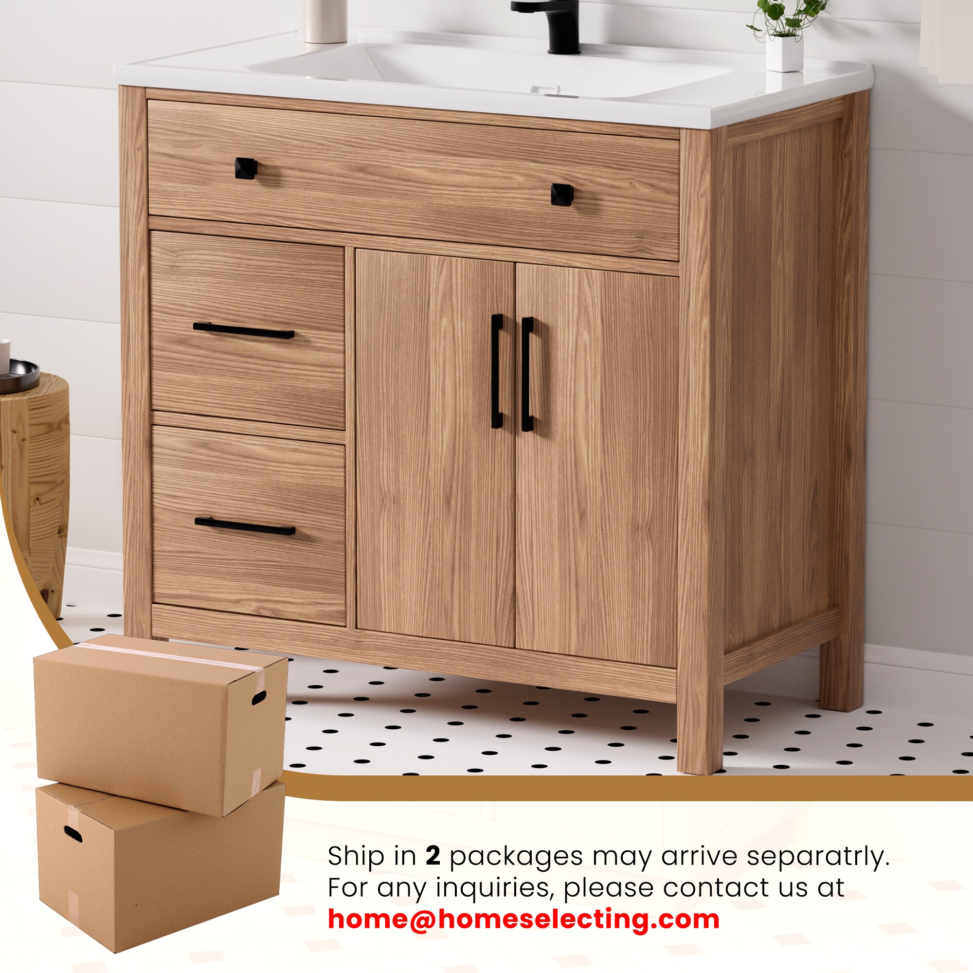 Serwall MY-36-SMW Bath-Vanity-Combo - View #5