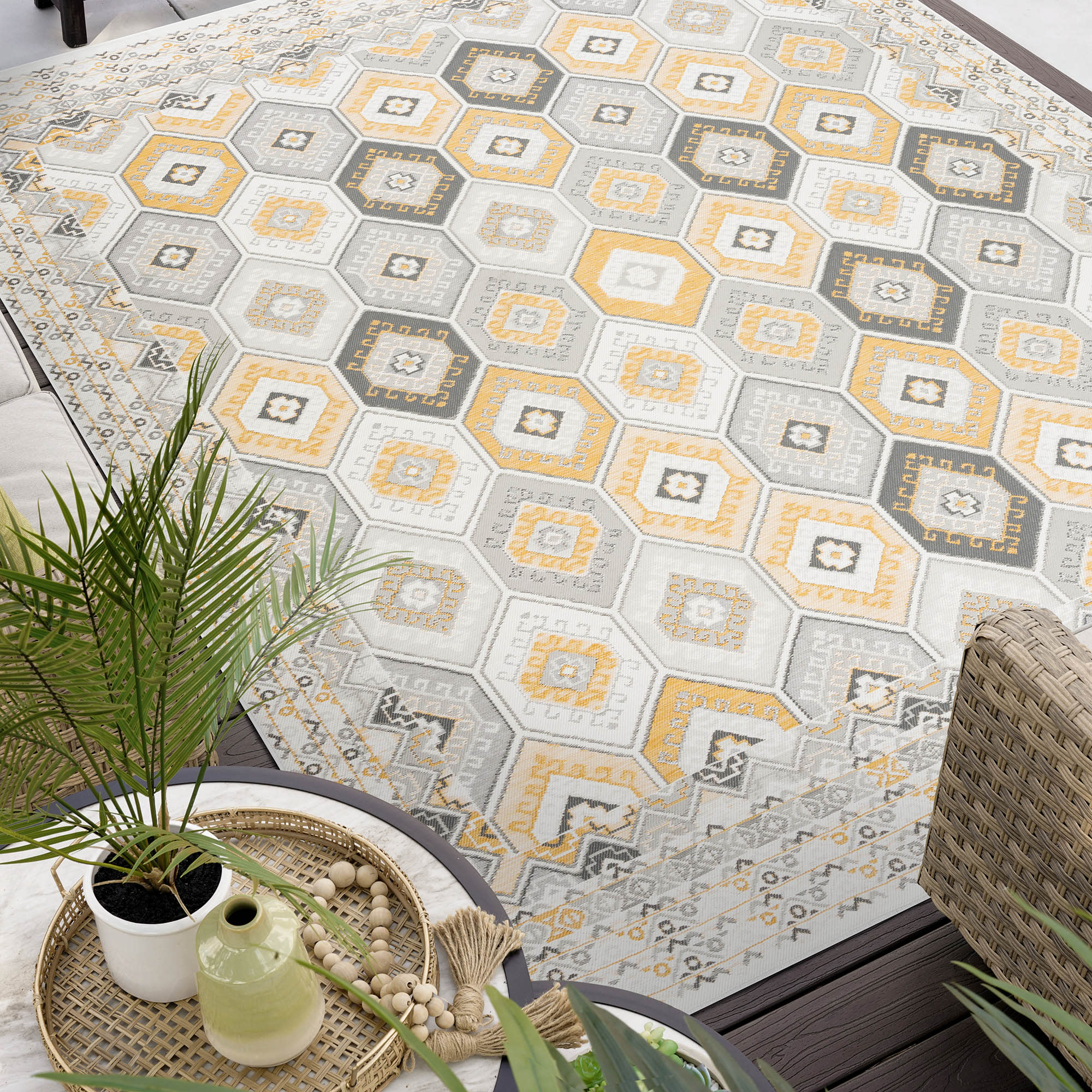 Tayse FLO1017 5X7 rugs - View #9