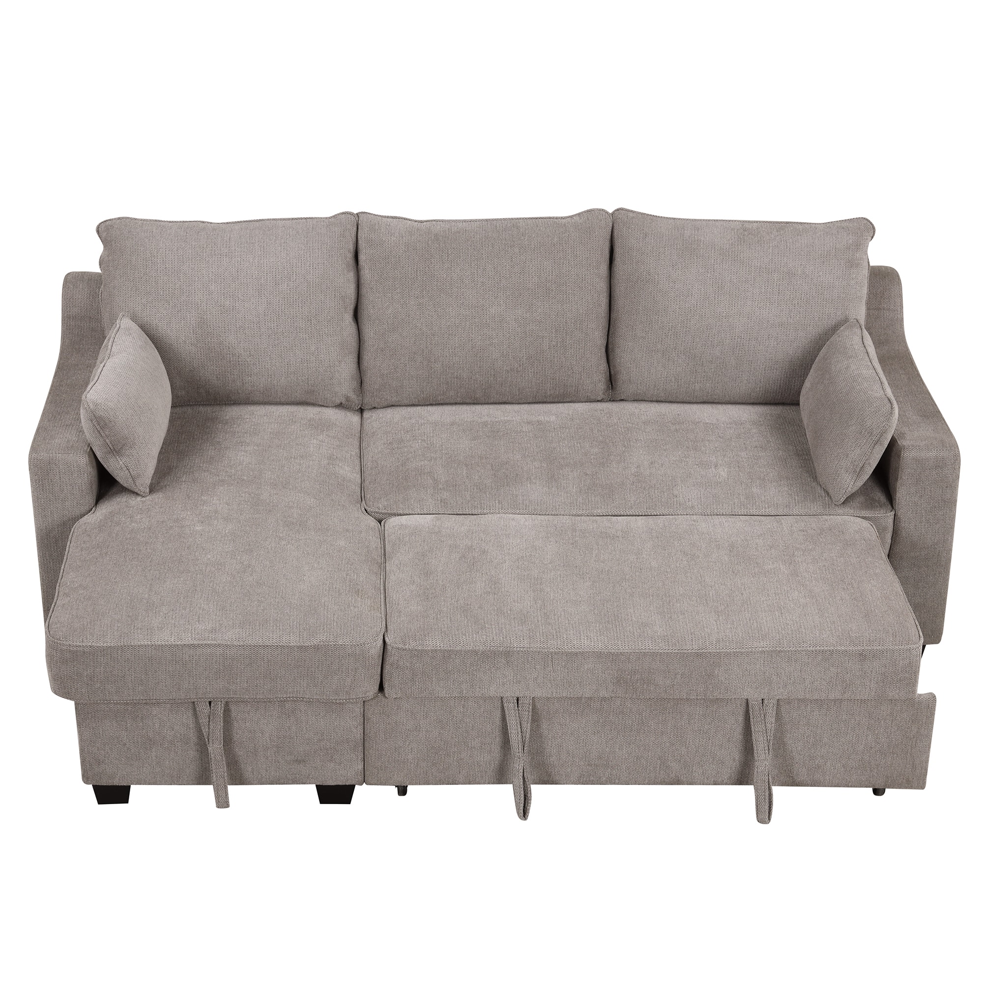 Bybafun YA3700416 90-Inches Casual Brown Reclining Sleeper