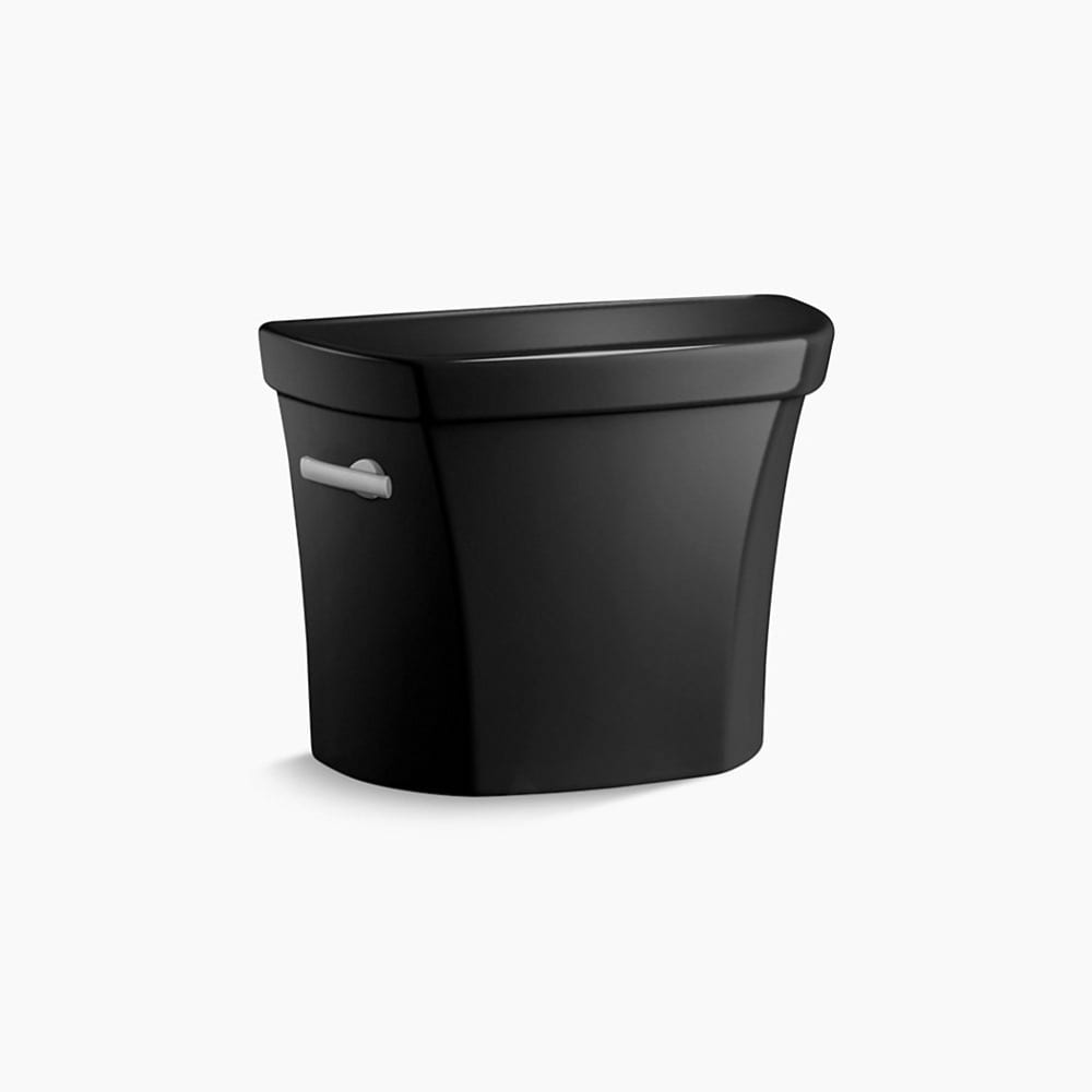 KOHLER 5308-7 Wellworth Black Black 1 -GPF Single -Flush Toilet Tank