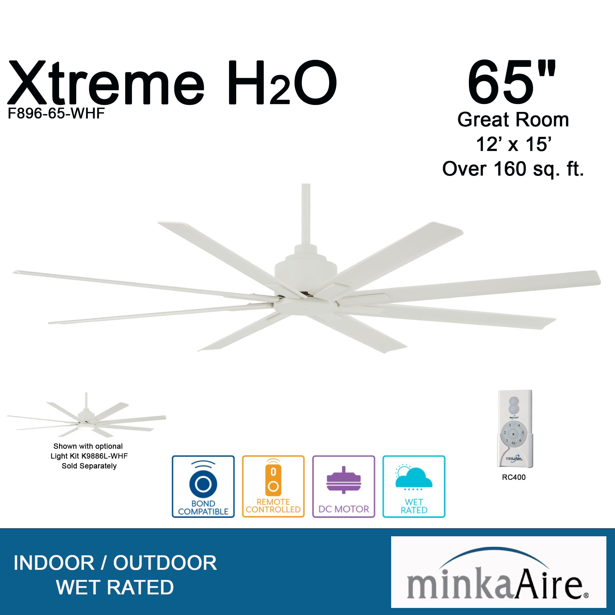 Minka Aire F896-65-WHF Ceiling-Fans - View #7