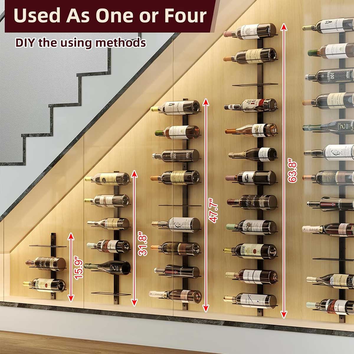 Aoibox LABWR025 Wine-Racks - View #3