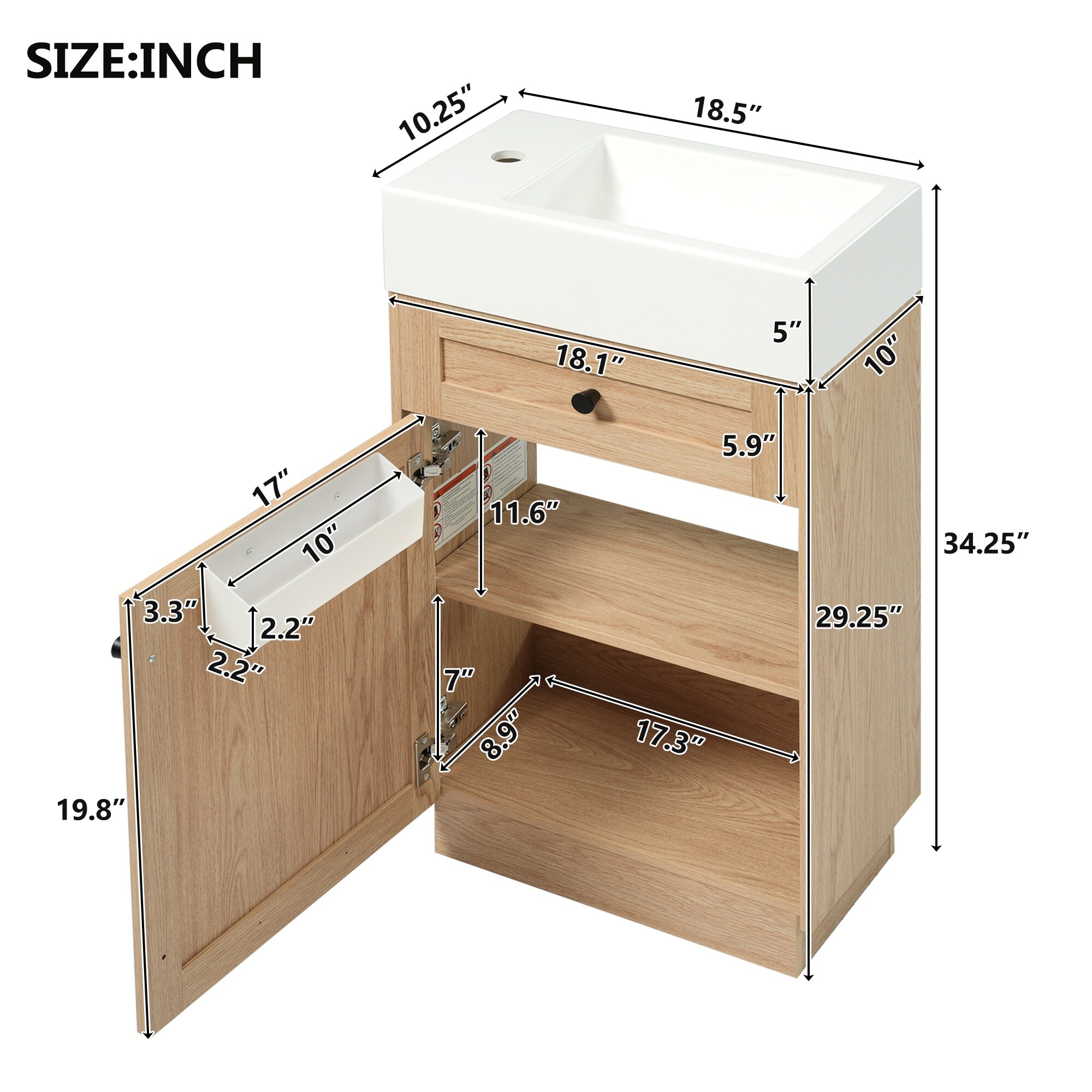 Homy Casa BV-P285-512N Bath-Vanity-Combo - View #4