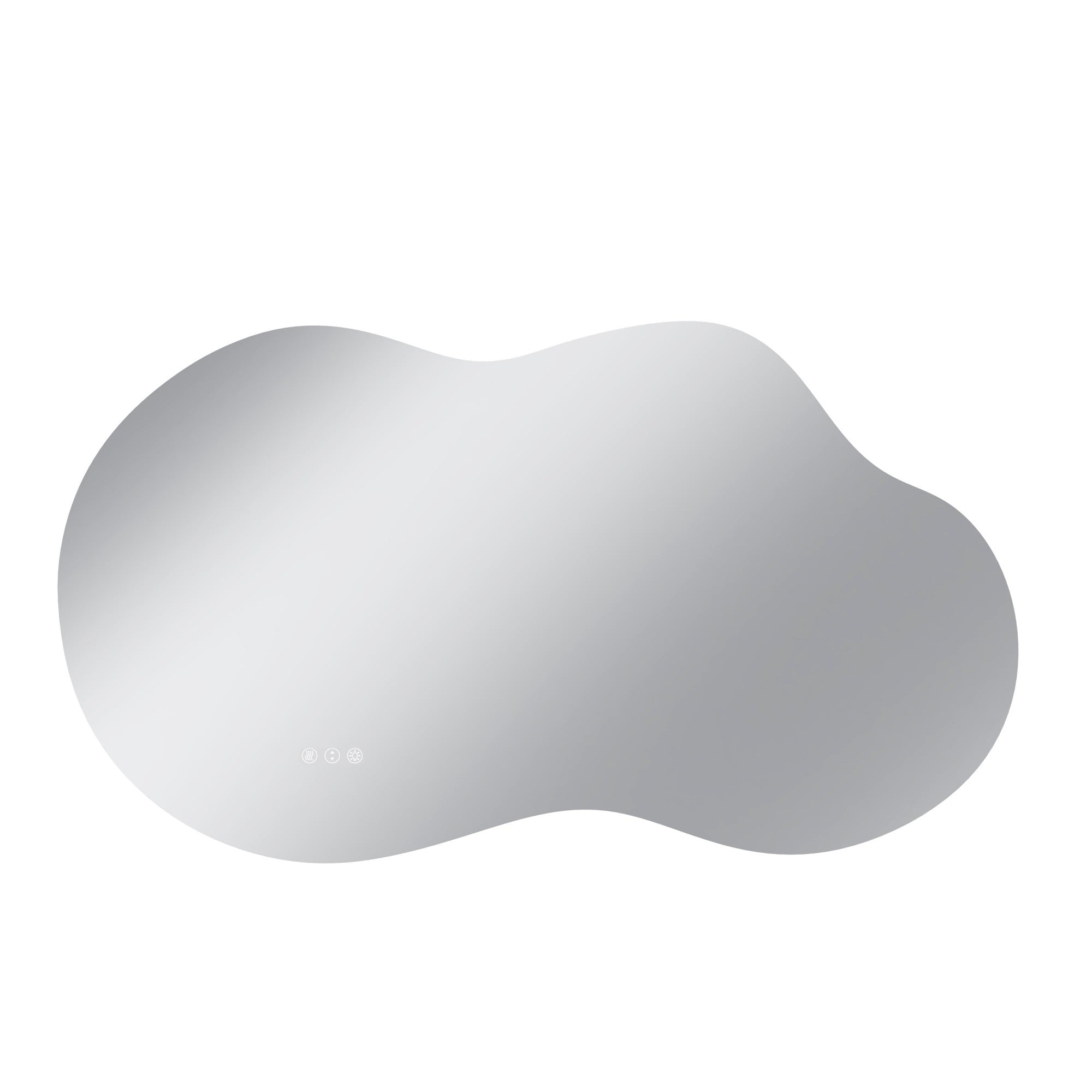 Boyel Living BLL008Y-JA68120 Backlit Cloud-Shaped Glass Bathroom Vanity Mirror Dimmable LED Lights Fog-Free 27-in x 48-in