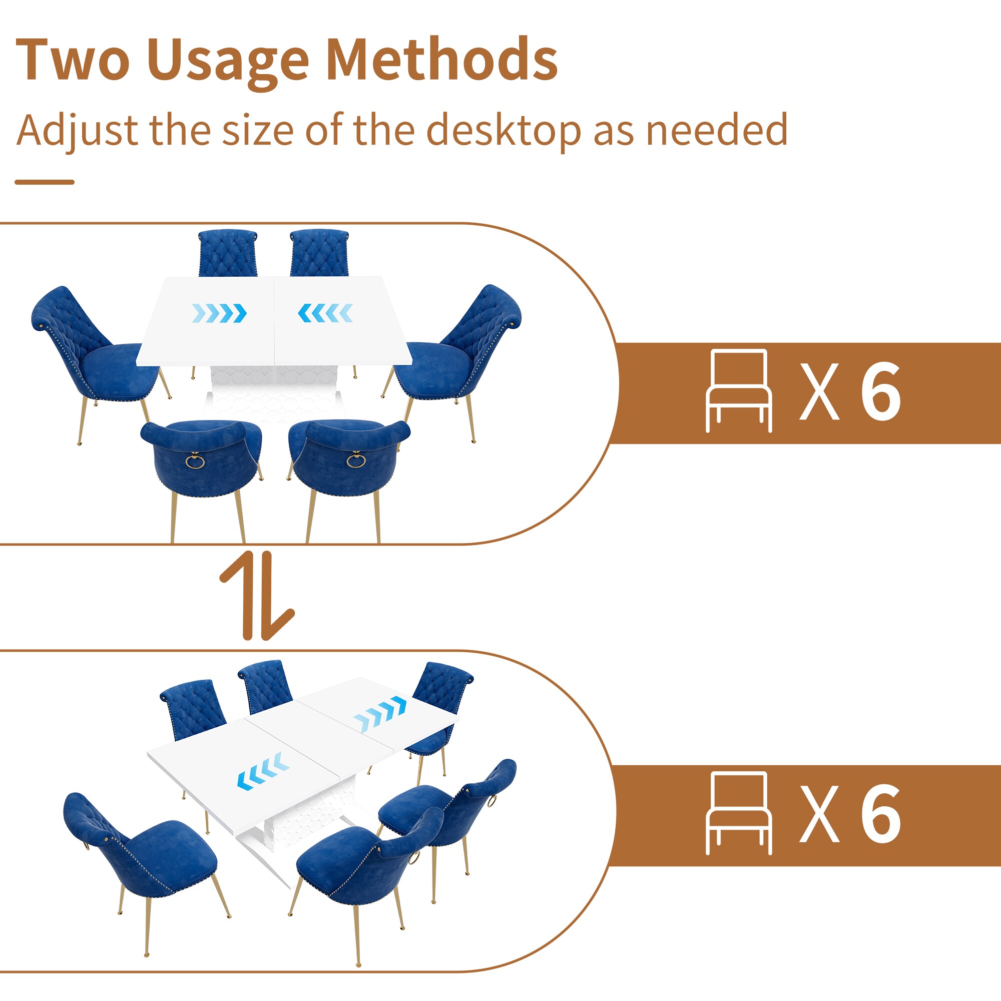 Clihome CL-ST1WH703NY Dining-Sets - View #8