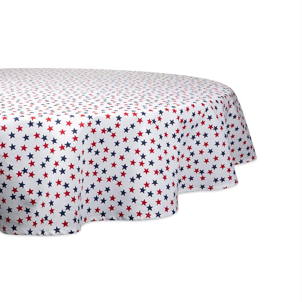 DII CAMZ11197 Americana Stars Tablecloth