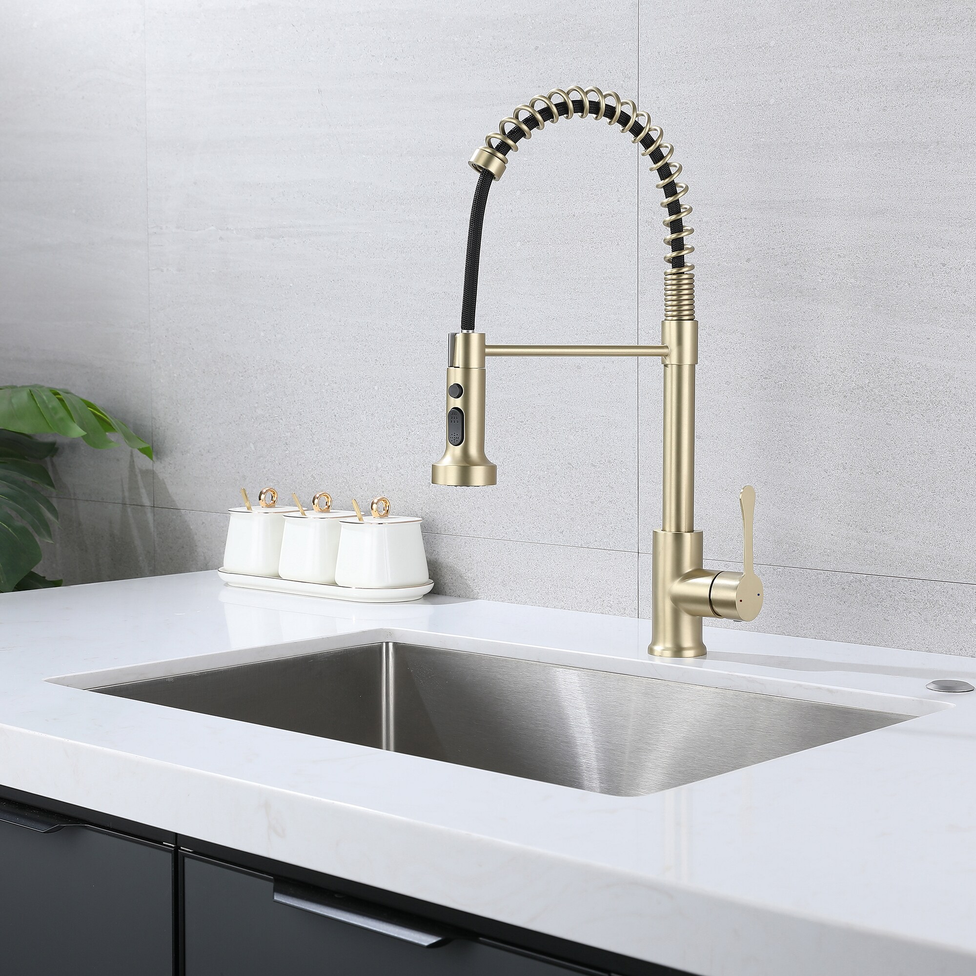WELLFOR WA8008FG Kitchen-Faucets - View #2