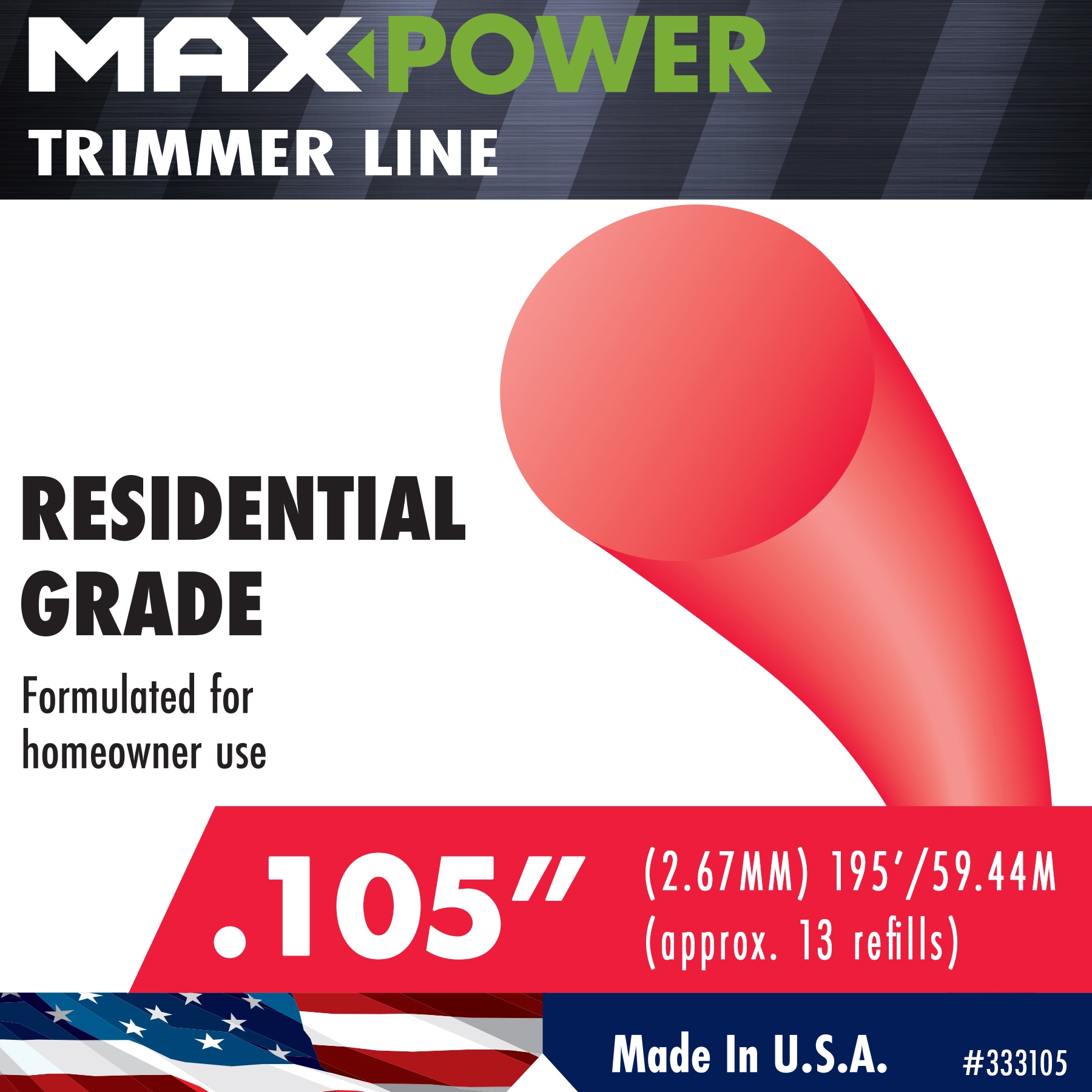 MaxPower 333105 Trimmer-Line - View #2