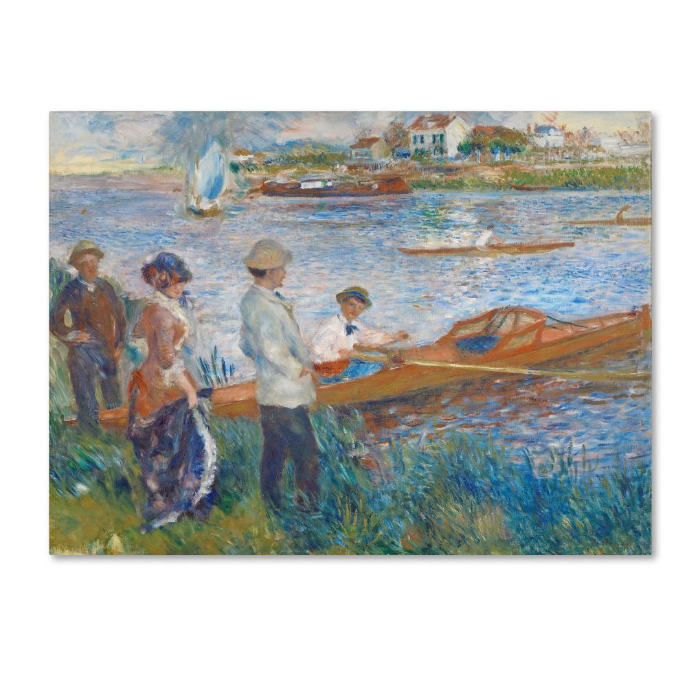 Trademark Fine Art BL01377-C2432GG Framed 24-in H x 32-in W Landscape Print on Canvas