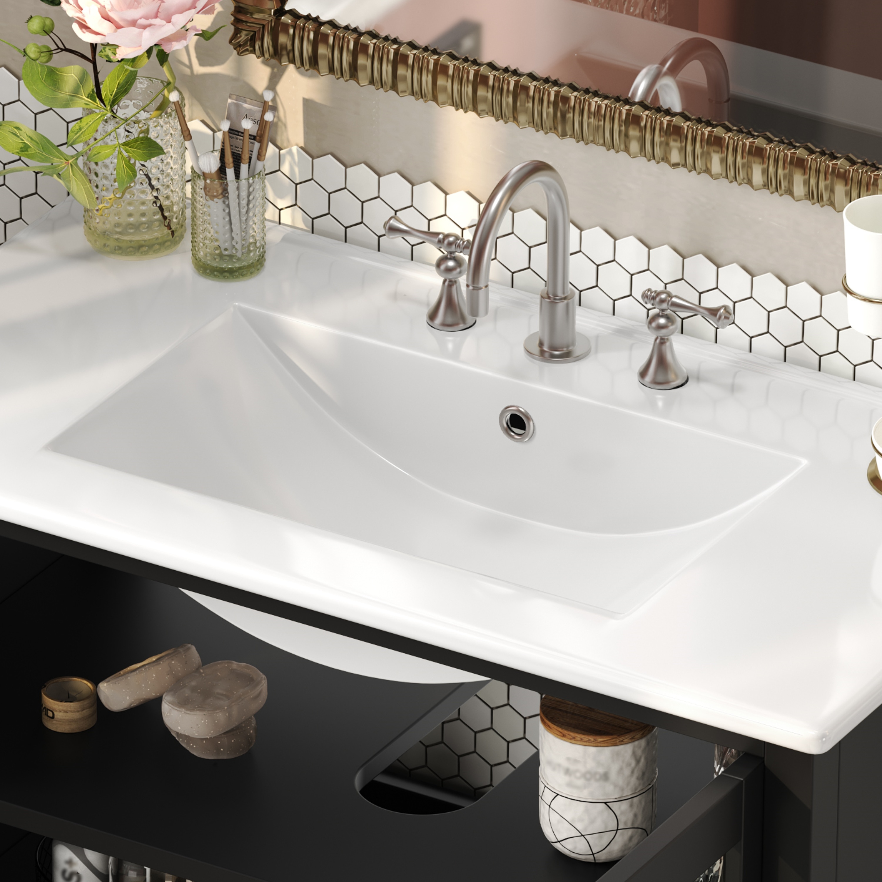 WELLFOR TO-AN-BV24WH Bath-Vanity-Combo - View #19