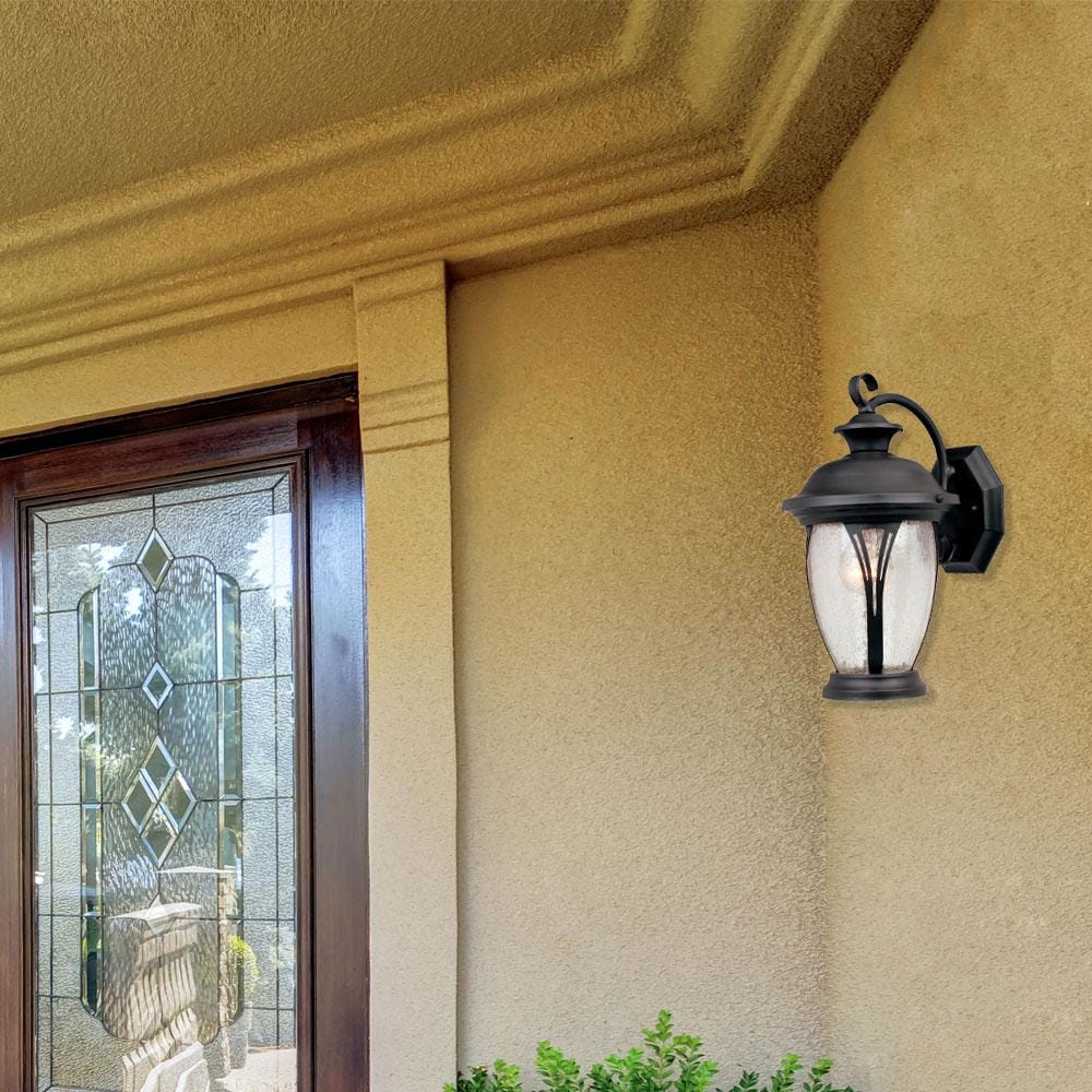 Designers Fountain 30511-BZ Westchester 1 -Light 12.75-in H Bronze Hardwired Outdoor Wall Light