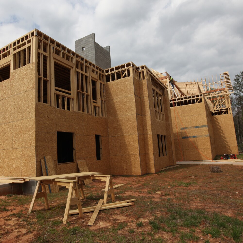 7/16-in x 4-ft x 8-ft OSB (Oriented Strand Board) Sheathing