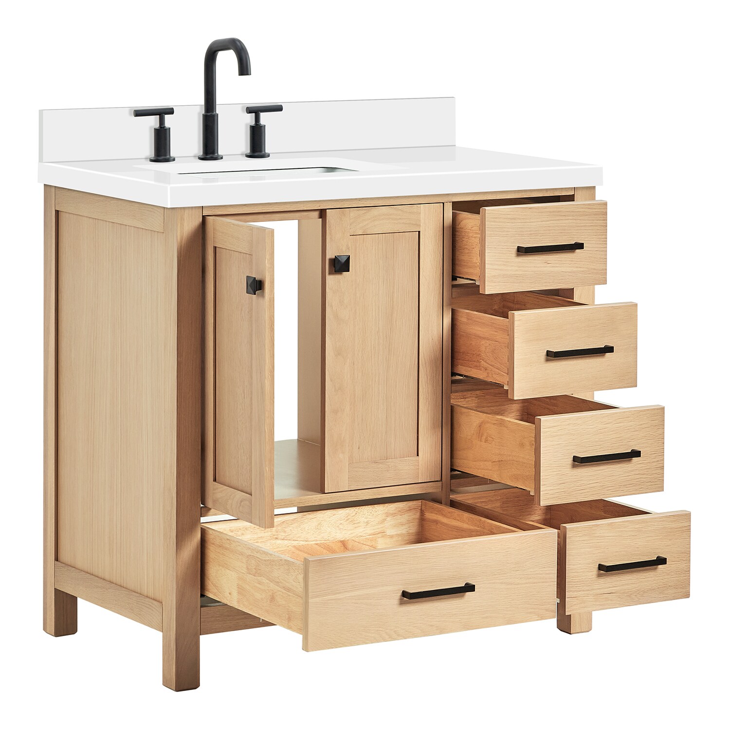 ARIEL A037SLWQRVOWOA Bath-Vanity-Combo - View #10