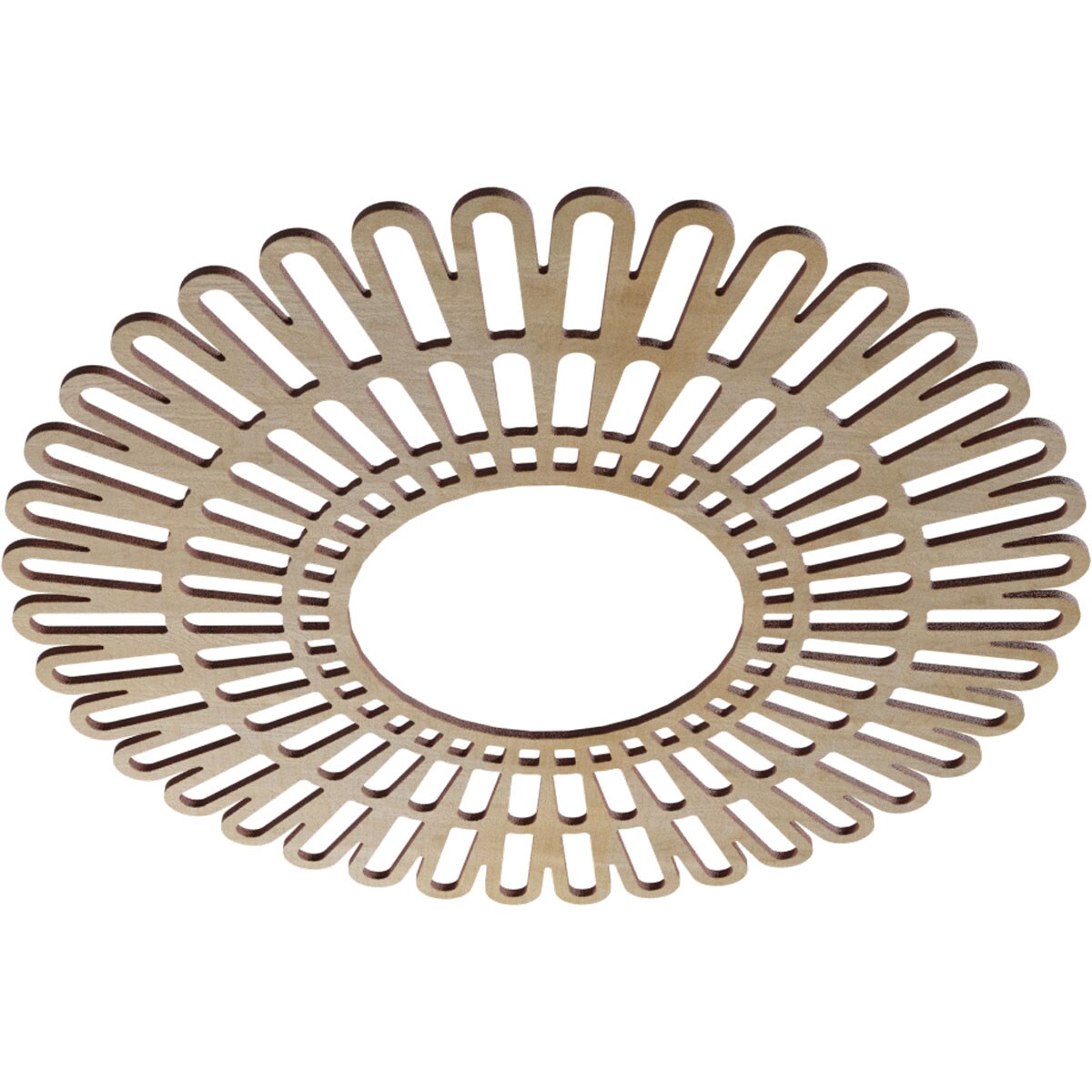 Ekena Millwork CMWP24X0375CRHI Ceiling-Medallions - View #2