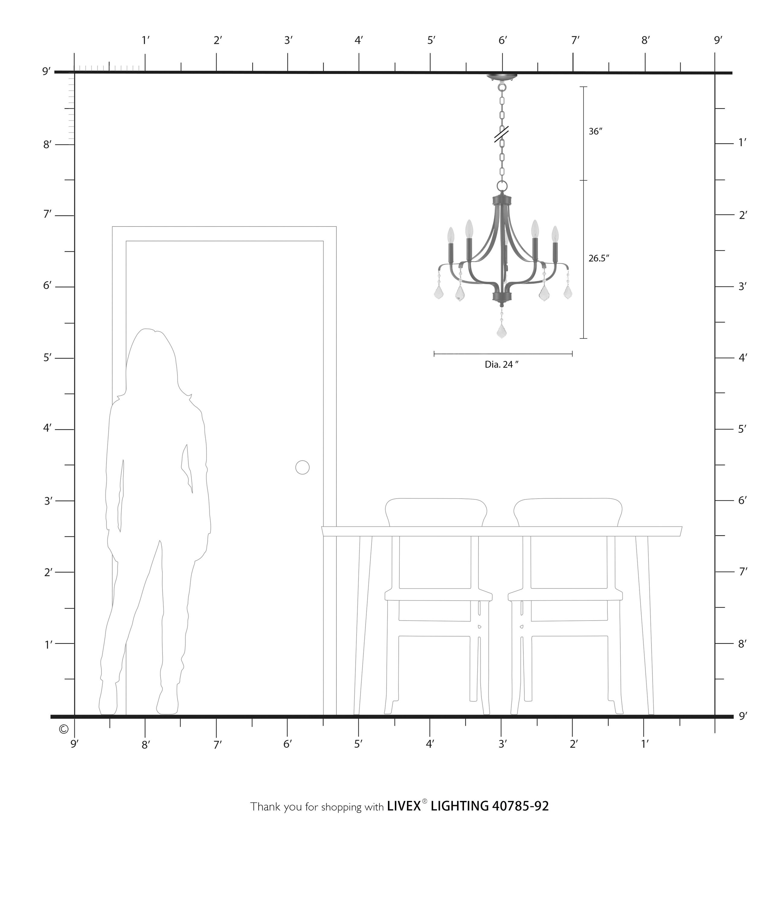 Livex Lighting 40785-92 b090015 - View #6