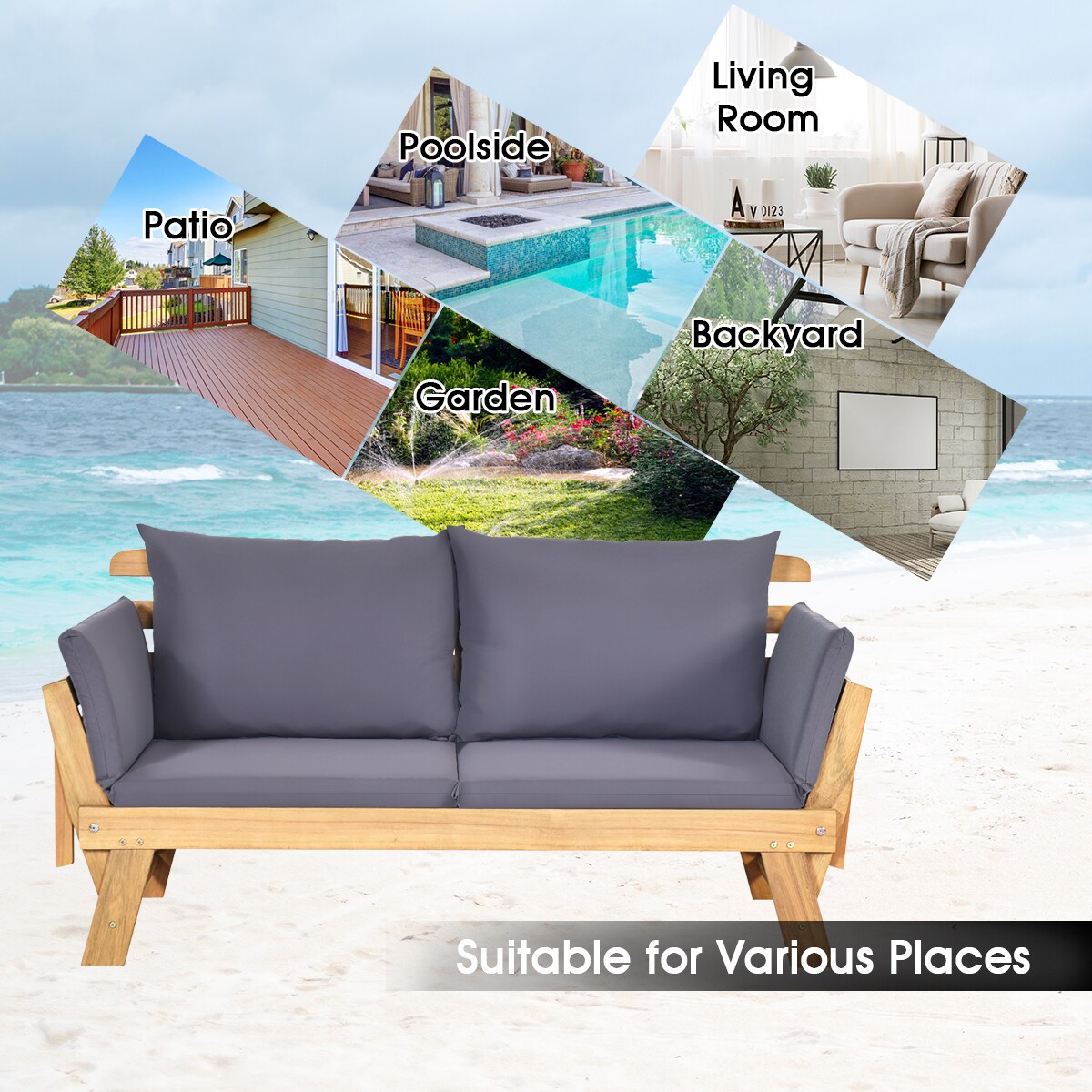 Costway OP70388+ Patio-Sofas-Daybeds - View #5