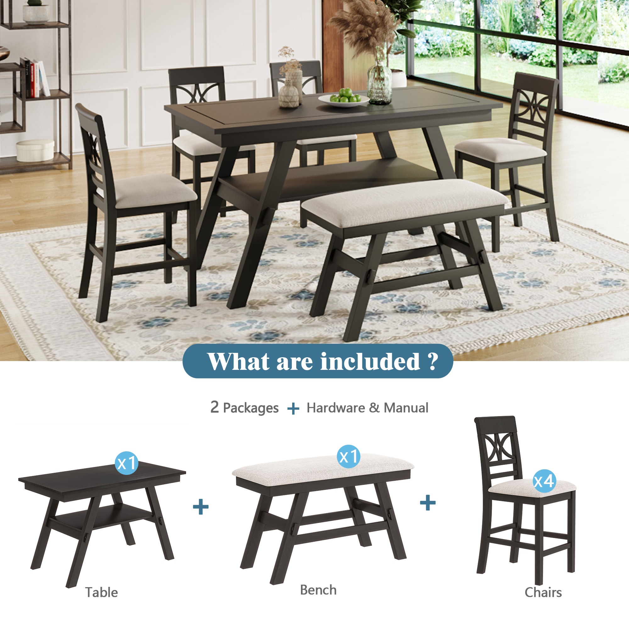 ModernLuxe SH000257AAP Dining-Sets - View #4