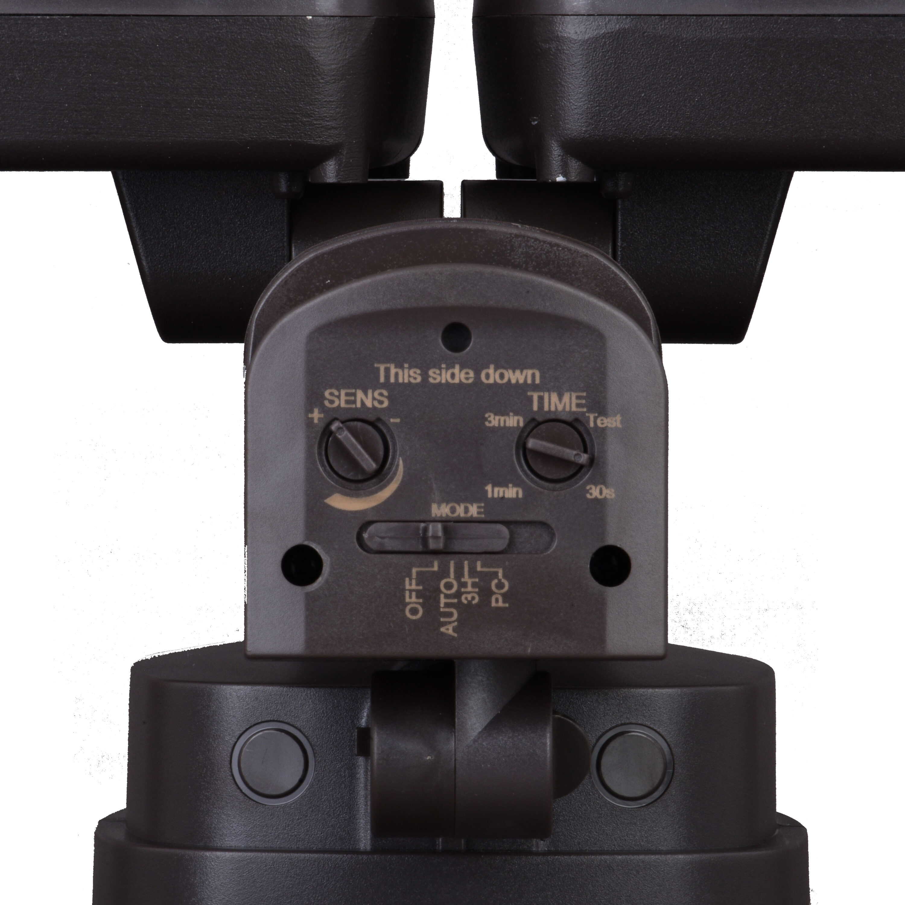 Bronze Dual Head LED Motion Sensor Outdoor Security Flood Light