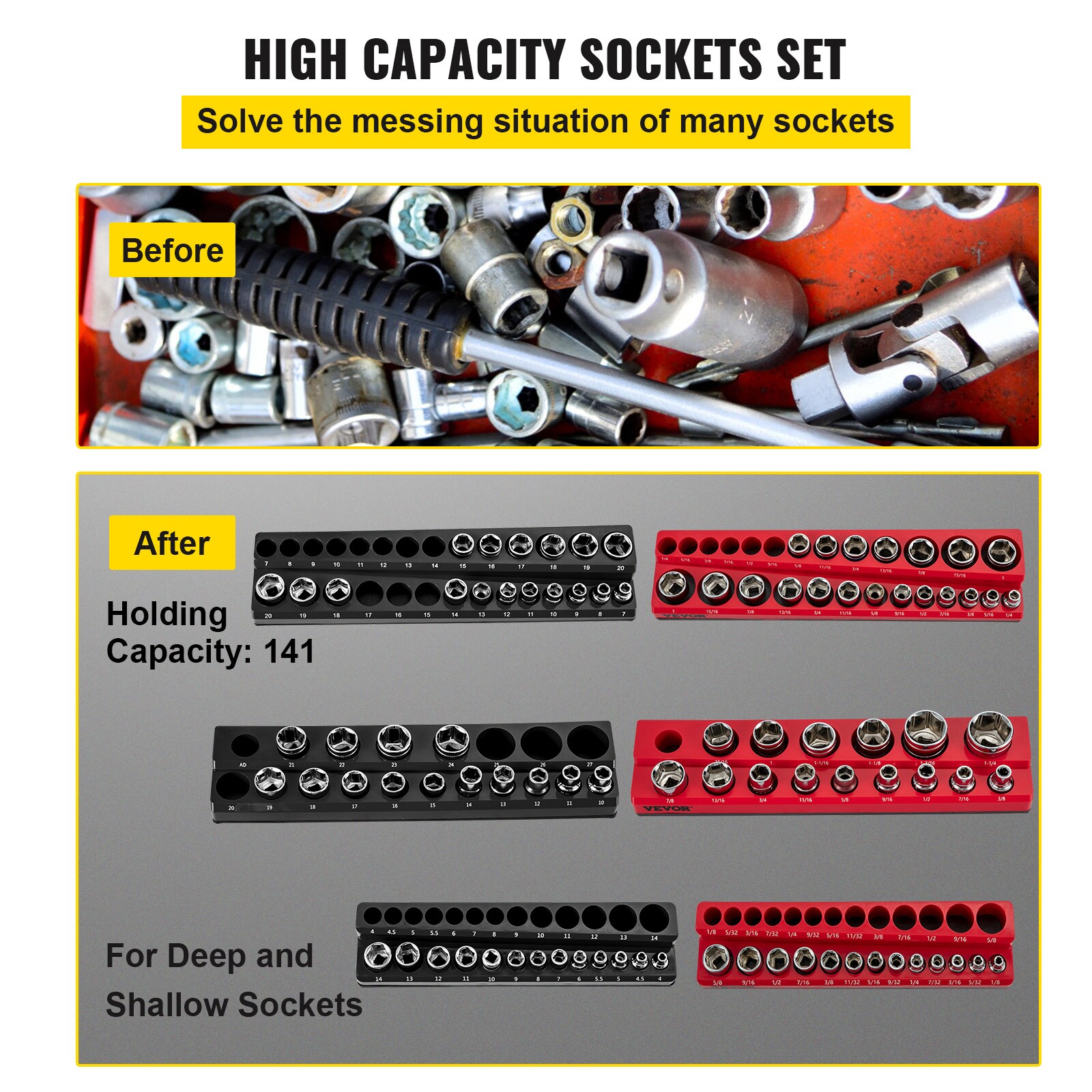 VEVOR GJJHHJTBDDWC6S3TQV0 Mechanics-Tool-Sets - View #9