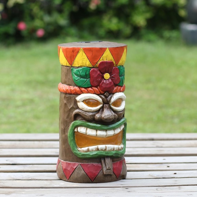 Style Selections 13.5-in H x 7-in W Tiki Garden Statue in the Garden ...