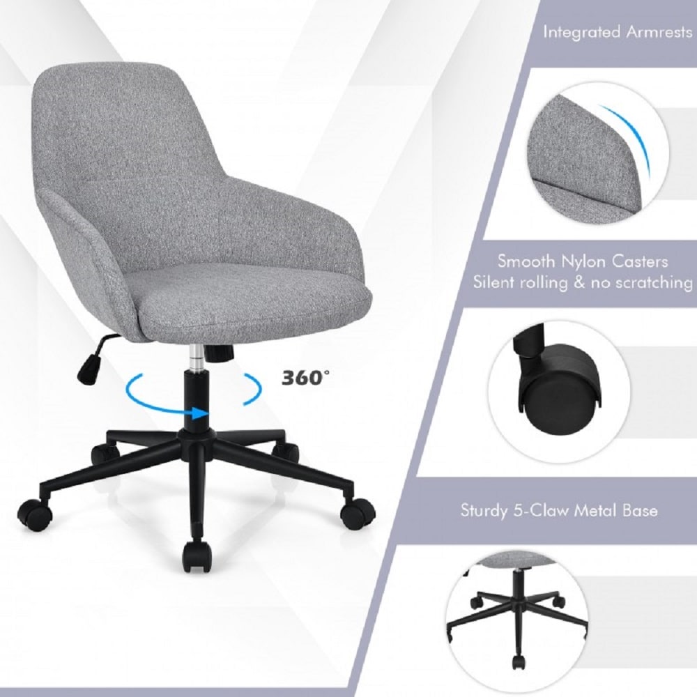 WELLFOR HWY-HW65486BL Office-Chairs - View #5