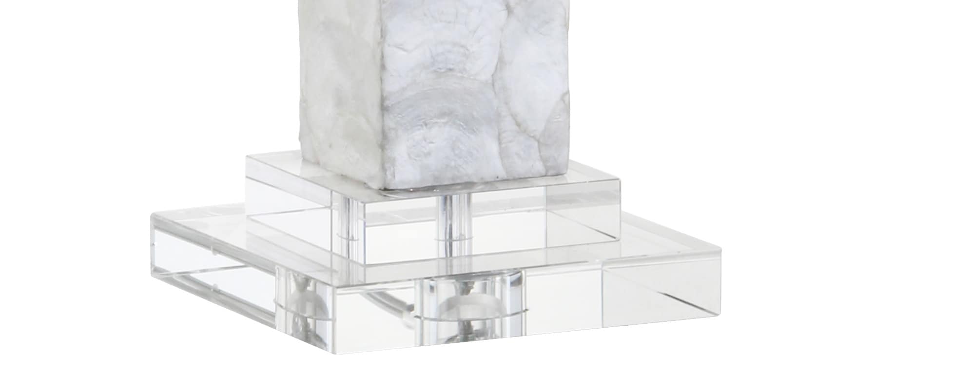 Bailey 32" White Mother of Pearl LED Table Lamp Set