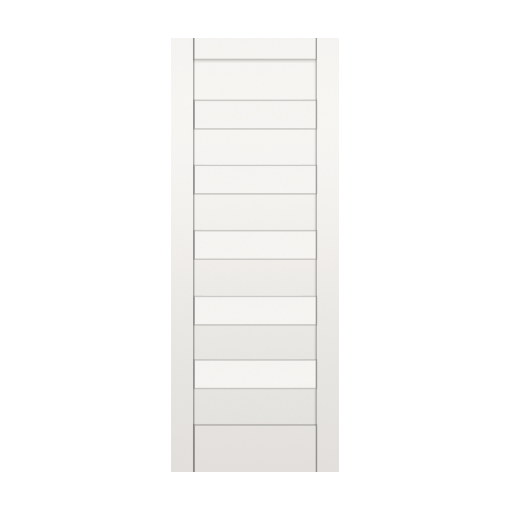 RELIABILT 10129844 Bellavista 28-in x 80-in 6-panel Smooth Solid core Unfinished MDF Slab Door