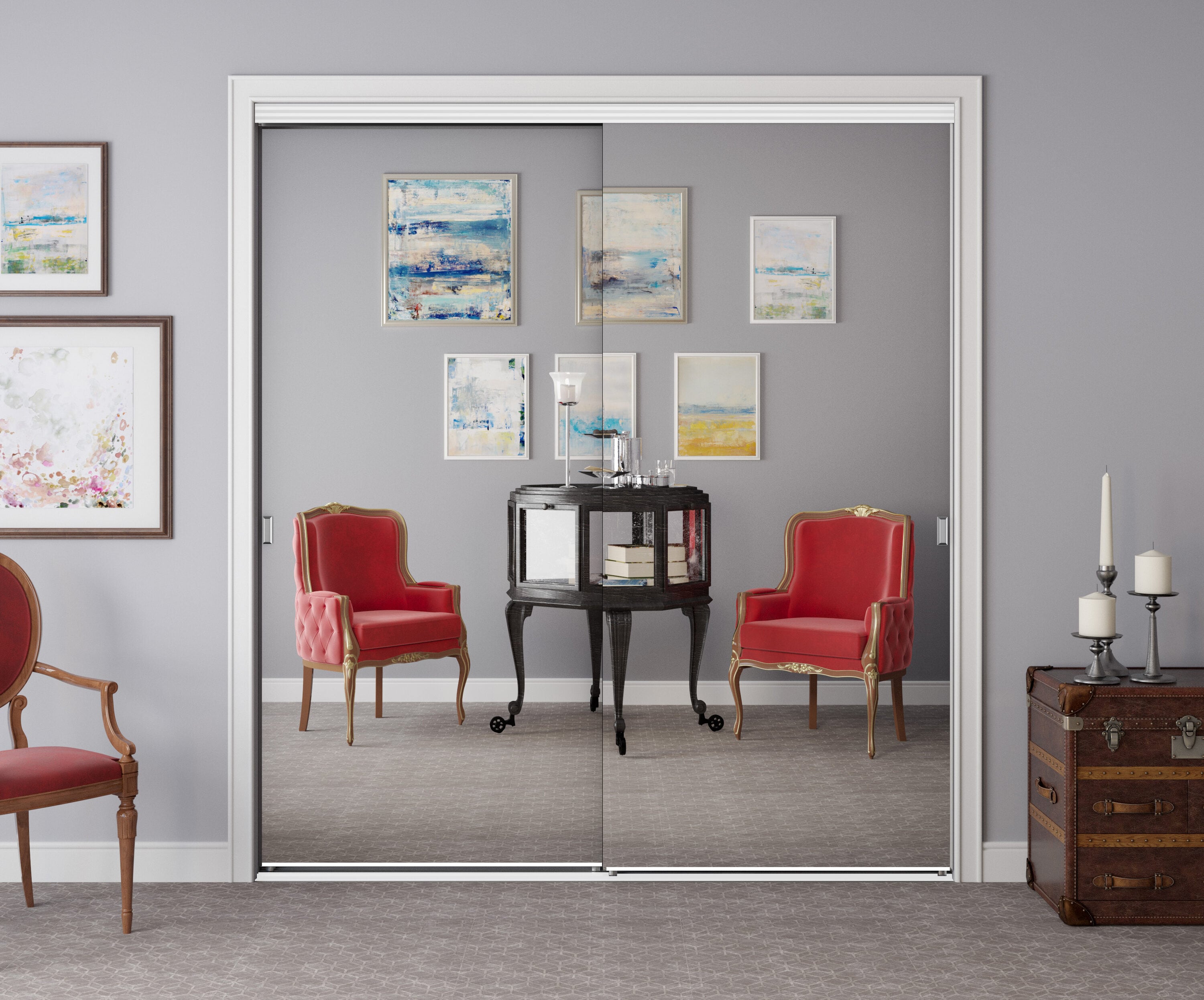 Custom Door & Mirror SP2-6080W Bifold-Sliding-Closet-Doors - View #4