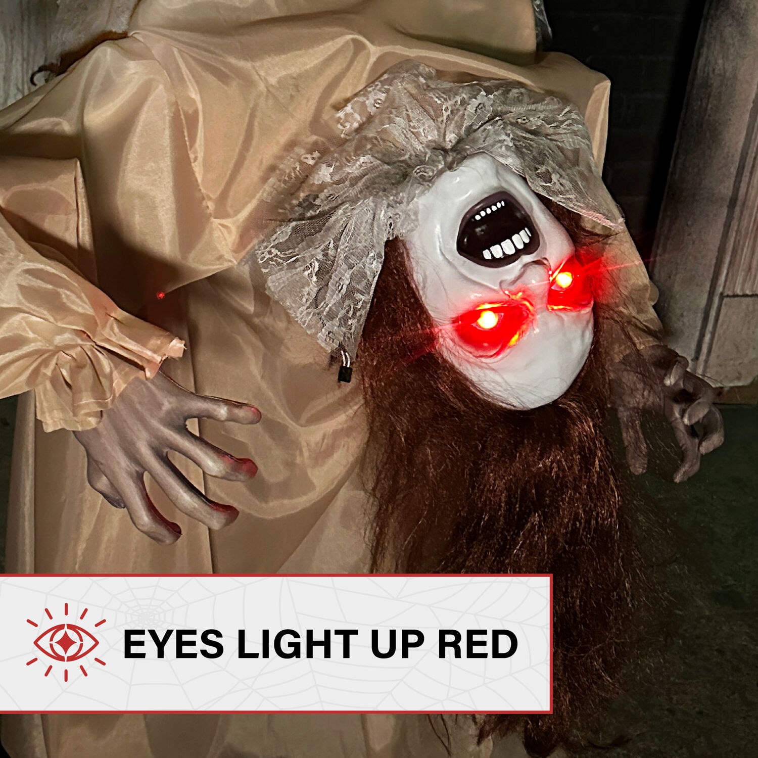 Haunted Hill Farm HHLADY-15FLSA Halloween-Animatronics - View #5