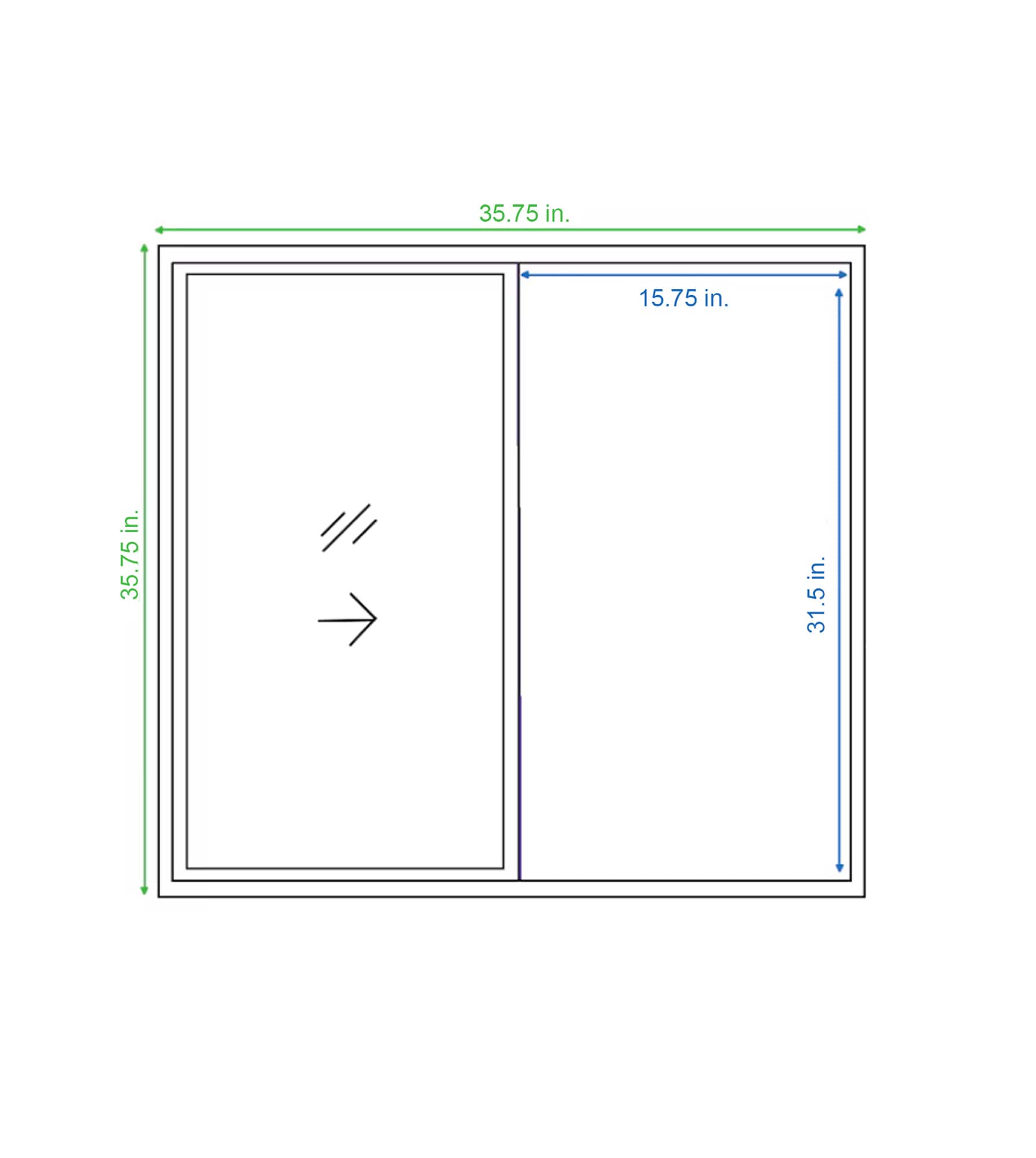 RELIABILT VPSI3636RB Sliding-Windows - View #10