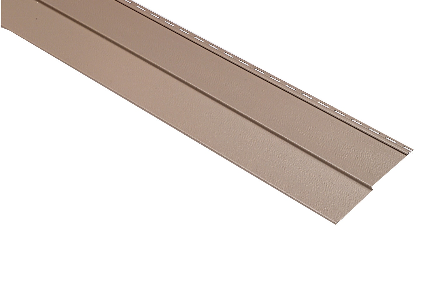 Vision Pro Double 5-in Traditional Clay Vinyl Siding Panel 10-in x 144-in (10-sq ft /piece) in Brown | - Georgia-Pacific 531654