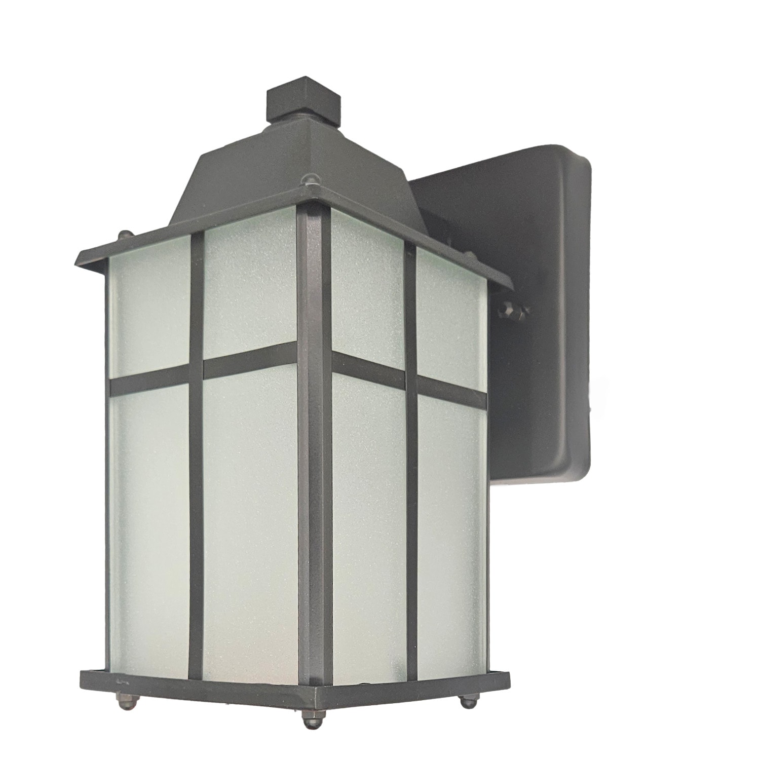 Whitfield Lighting Jordan 8.25-in H Black Medium Base (E-26) Outdoor Wall Light