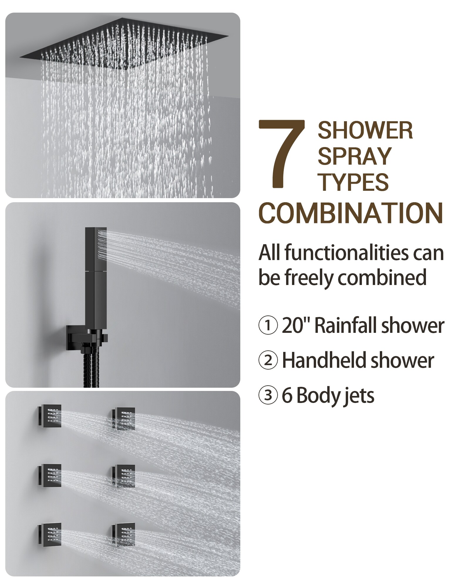 YAWWALK Y10W28-MB Tub-Shower-Faucets - View #5