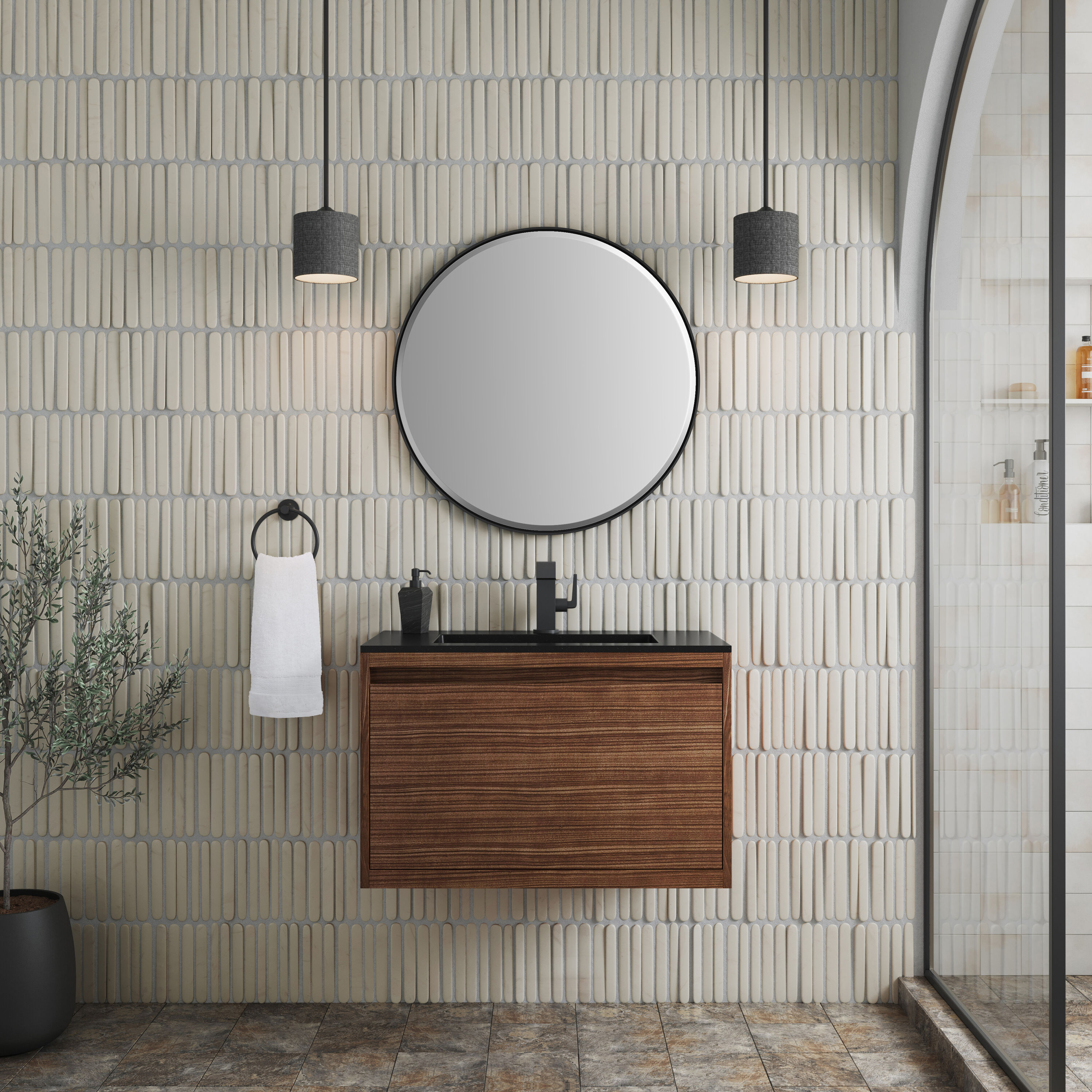 James Martin Vanities 805-V31.5-W-MB-CH Bath-Vanity-Combo - View #4