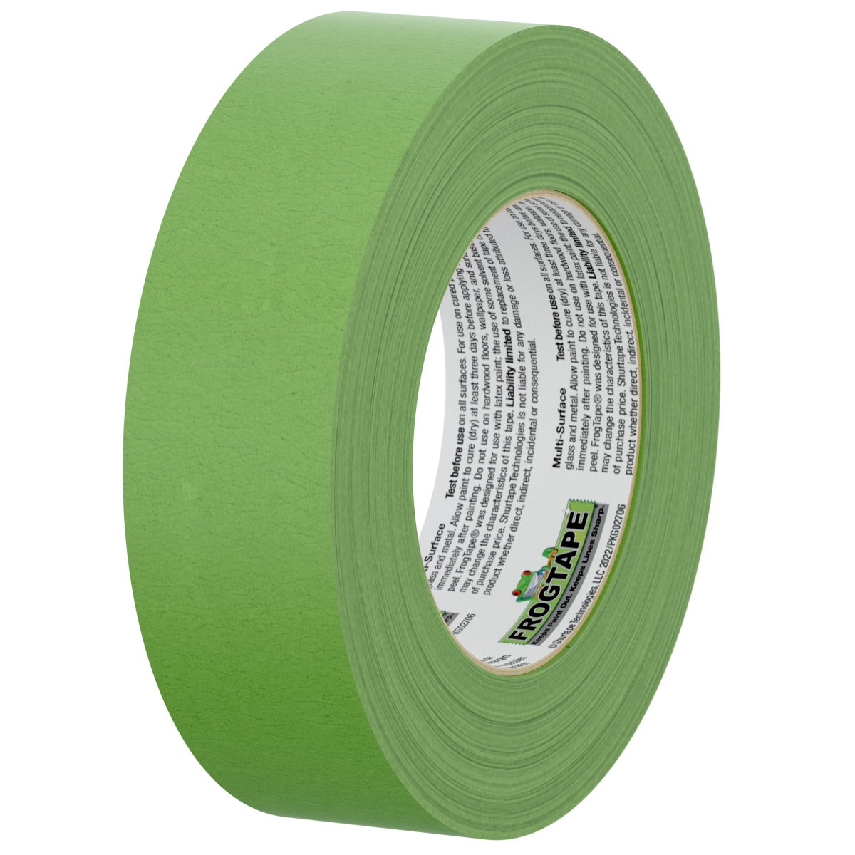 FrogTape 0.94 in. x 60 yd. Green Multi-surface Painting Tape, 2 Pack