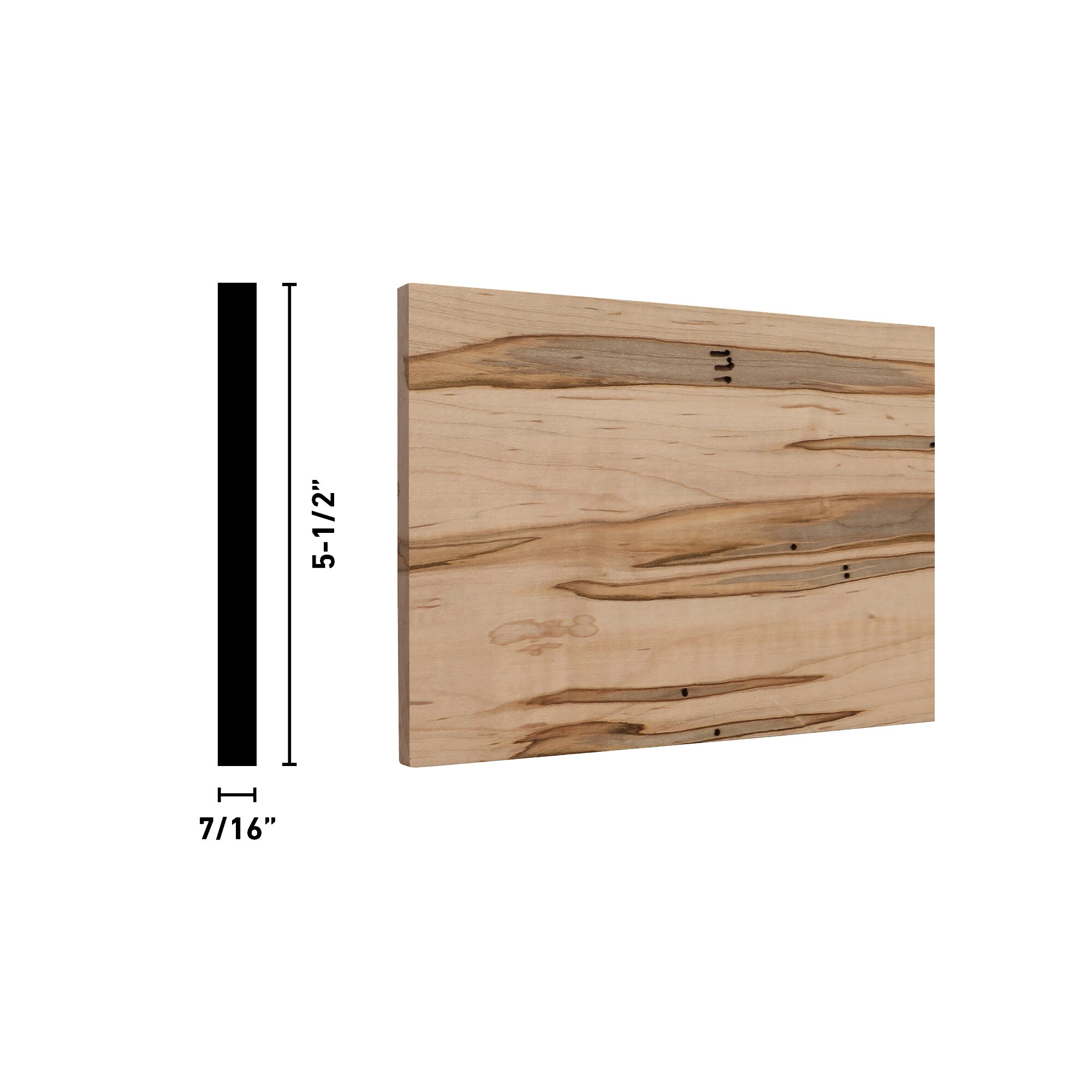 Ornamental Mouldings AMAP 1/2X6X48 Appearance-Boards - View #2
