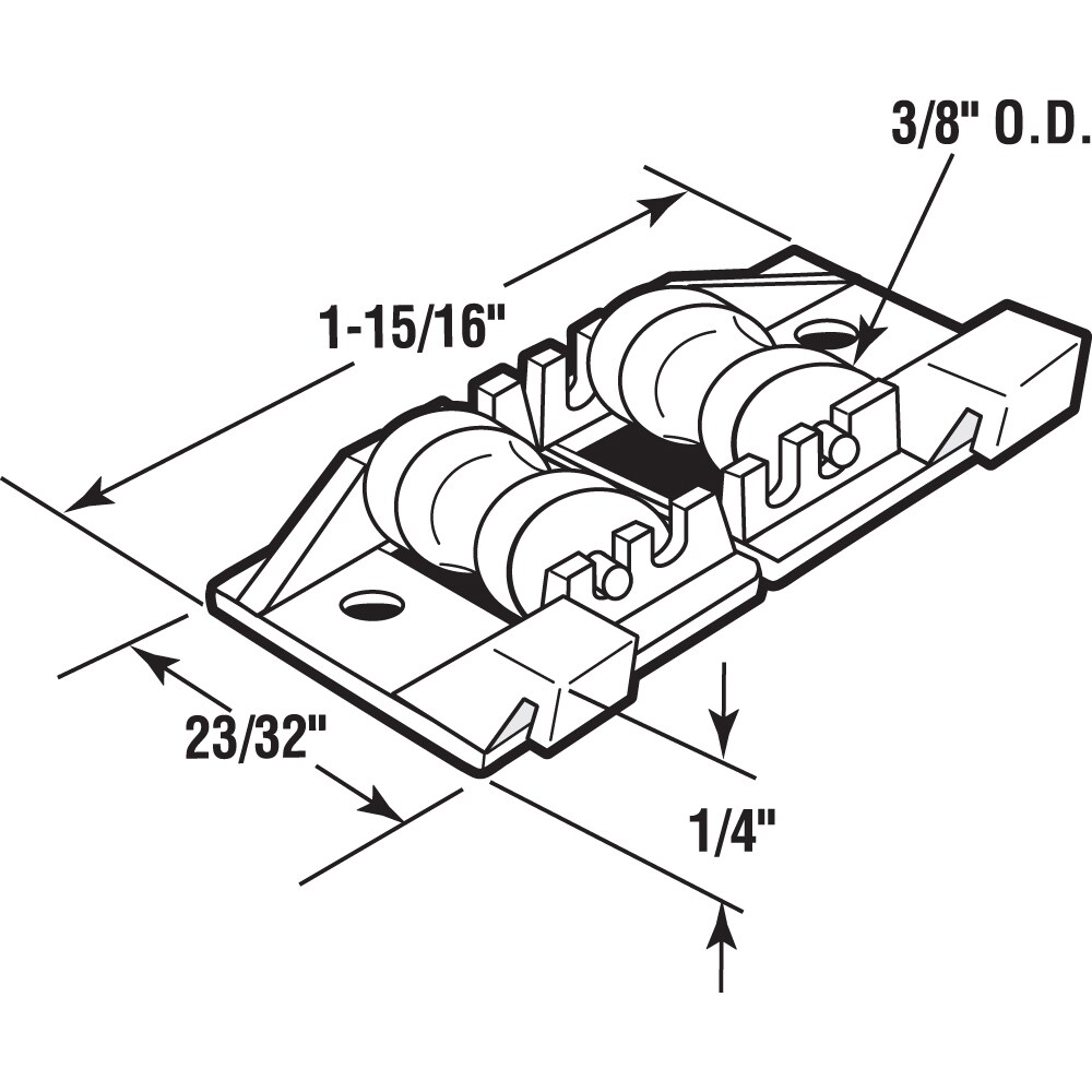 Prime-Line G 3131 Horizontal-Sliding-Window-Rollers - View #2