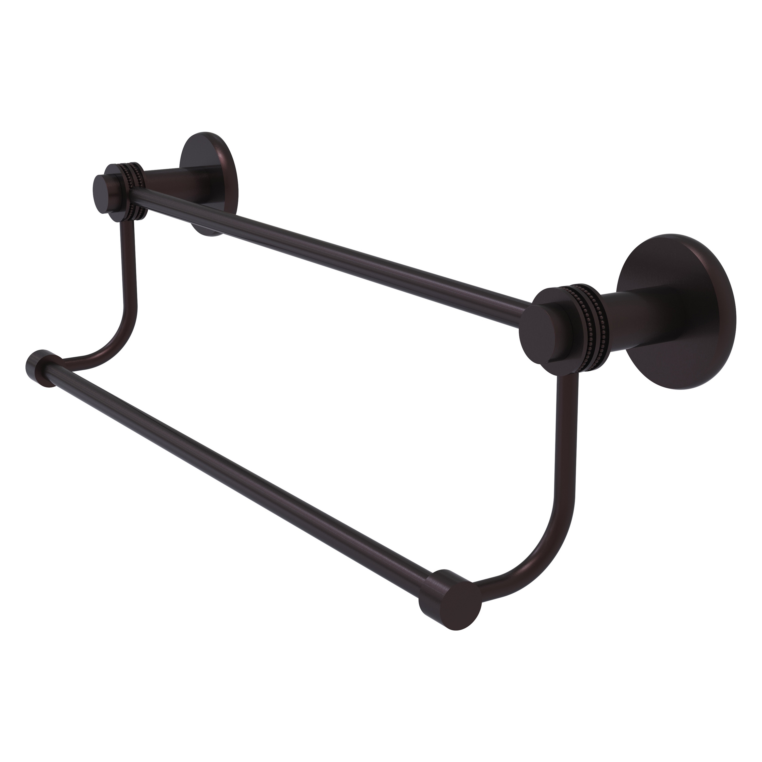 Allied Brass 9072D/18-ABZ Mercury 18-in double Antique Bronze Wall mount Double Towel Bar