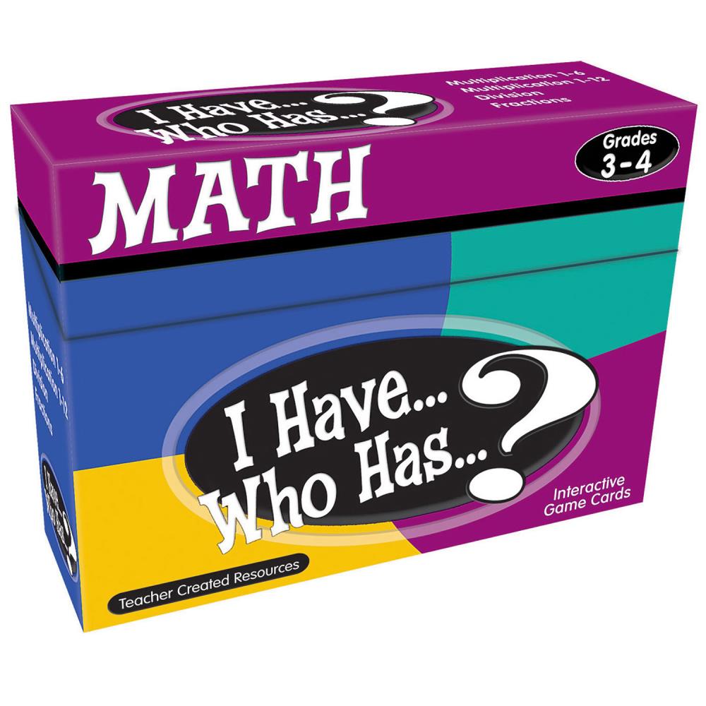 Teacher Created Resources TCR7819 Math Playing-Card