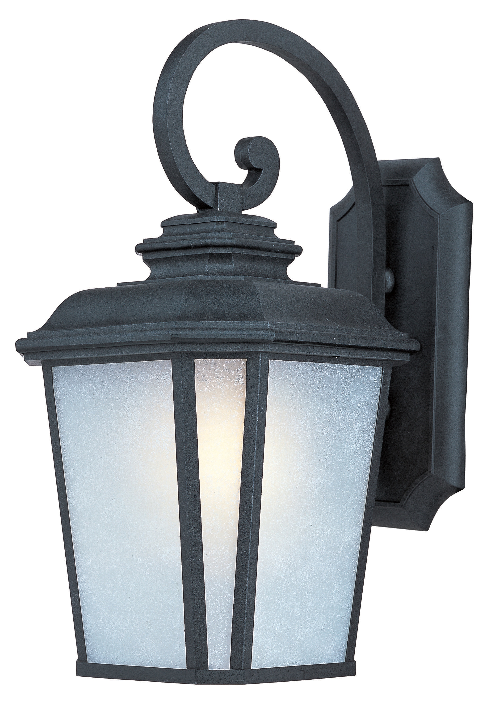Maxim Lighting 3346WFBO Radcliffe 1 -Light 20.5-in H Matte Black Hardwired Outdoor Wall Light
