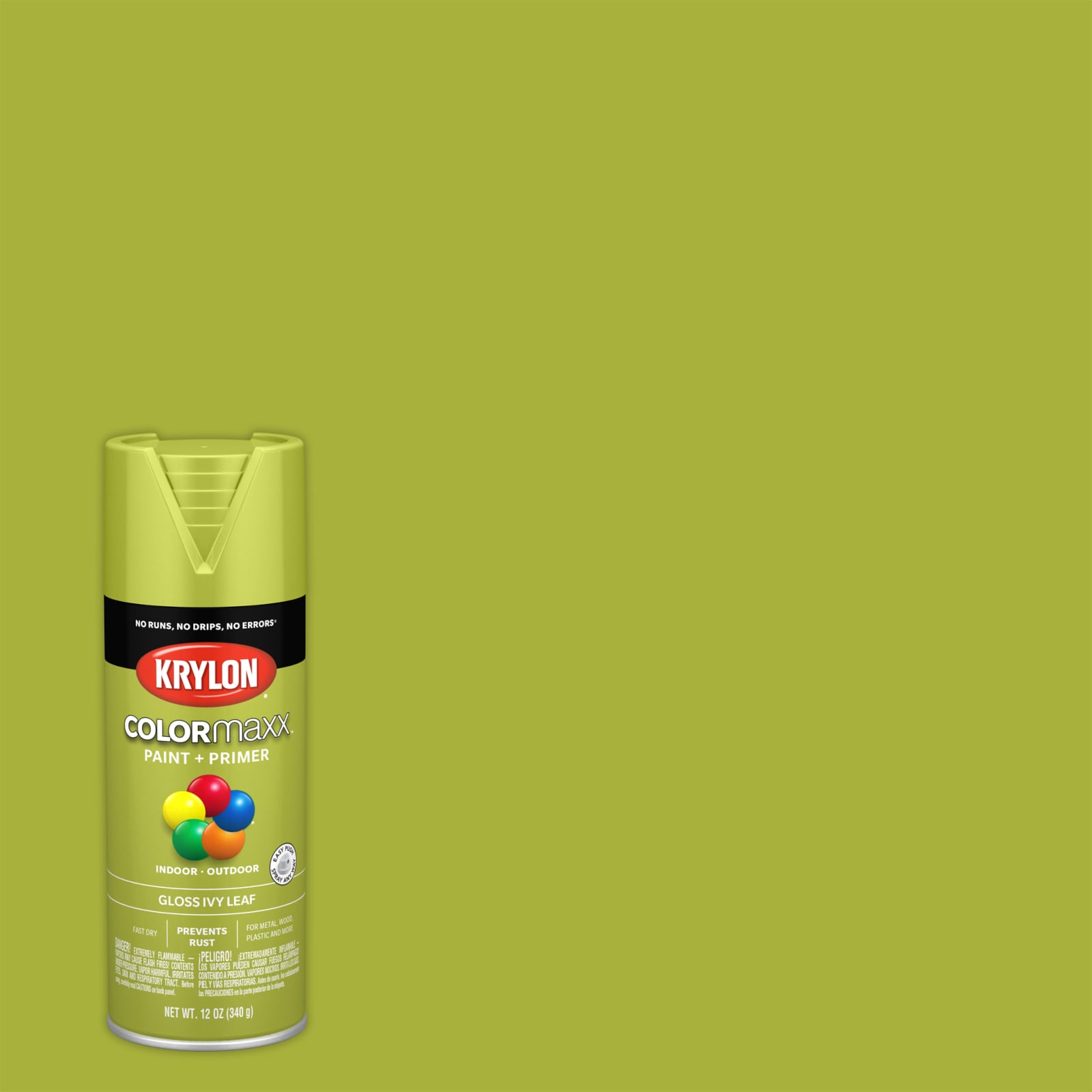 Krylon® COLORmaxx™ Paint + Primer Gloss Emerald Green - 12 oz. at