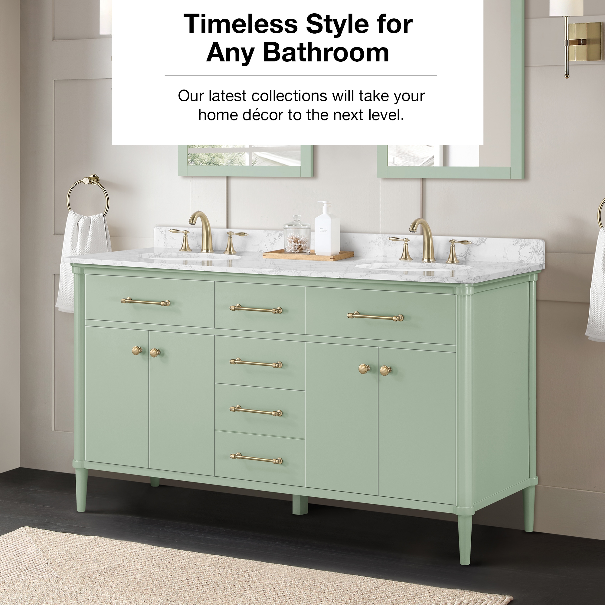 allen + roth RIAN 60SG Bath-Vanity-Combo - View #3