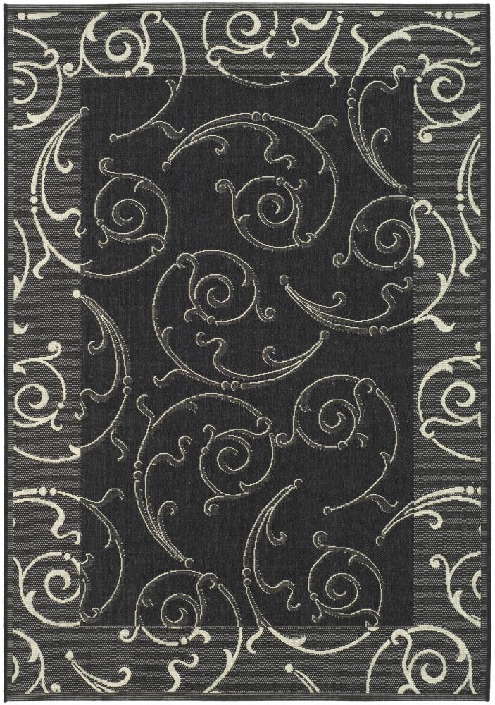 Details about   Safavieh Indoor Outdoor Sand CY2961-3901 Black Area Rugs 