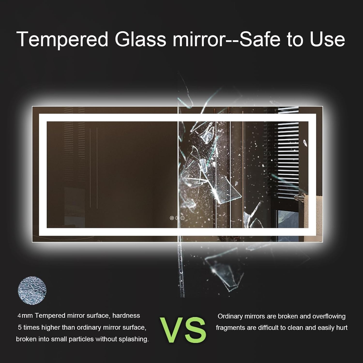 Amorho S1R15070UL Framed-Bath-Mirrors - View #7
